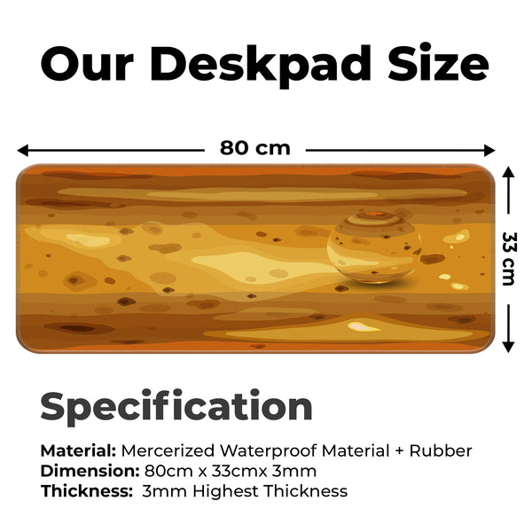 Venus Texture – Volcanic Glow Edition Deskmat