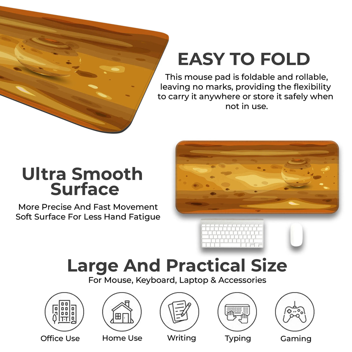 Venus Texture – Volcanic Glow Edition Deskmat