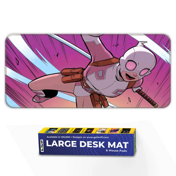 Gwenpool Dynamic Action Pose Deskmat