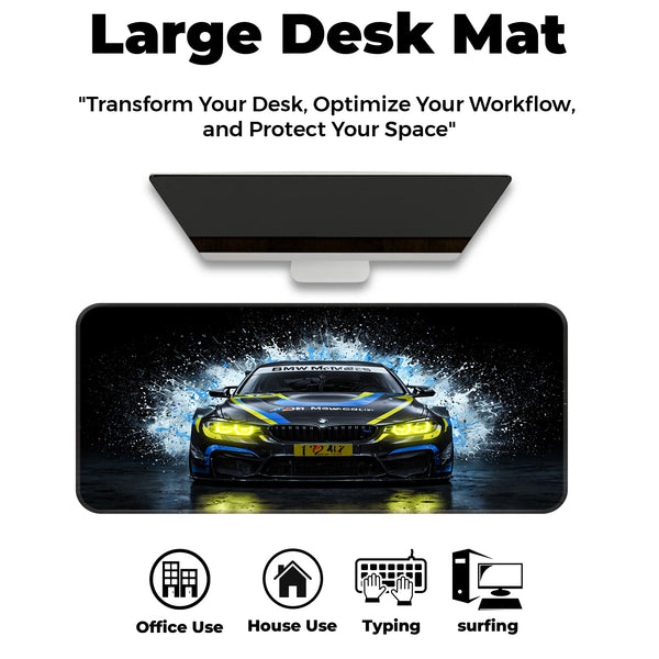 BMW M4 GT3 Splash Effect Racing Deskmat
