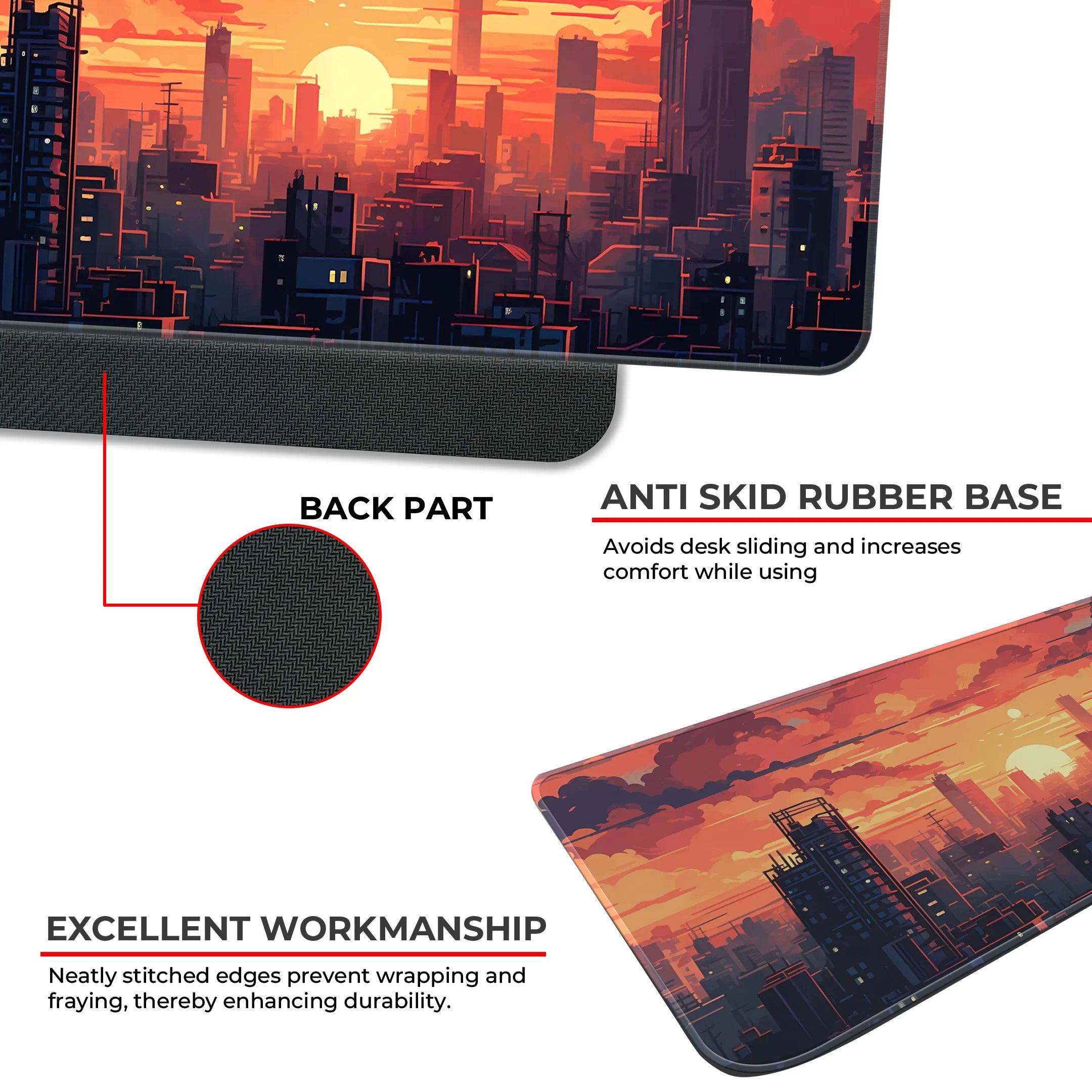 Night City Deskmat