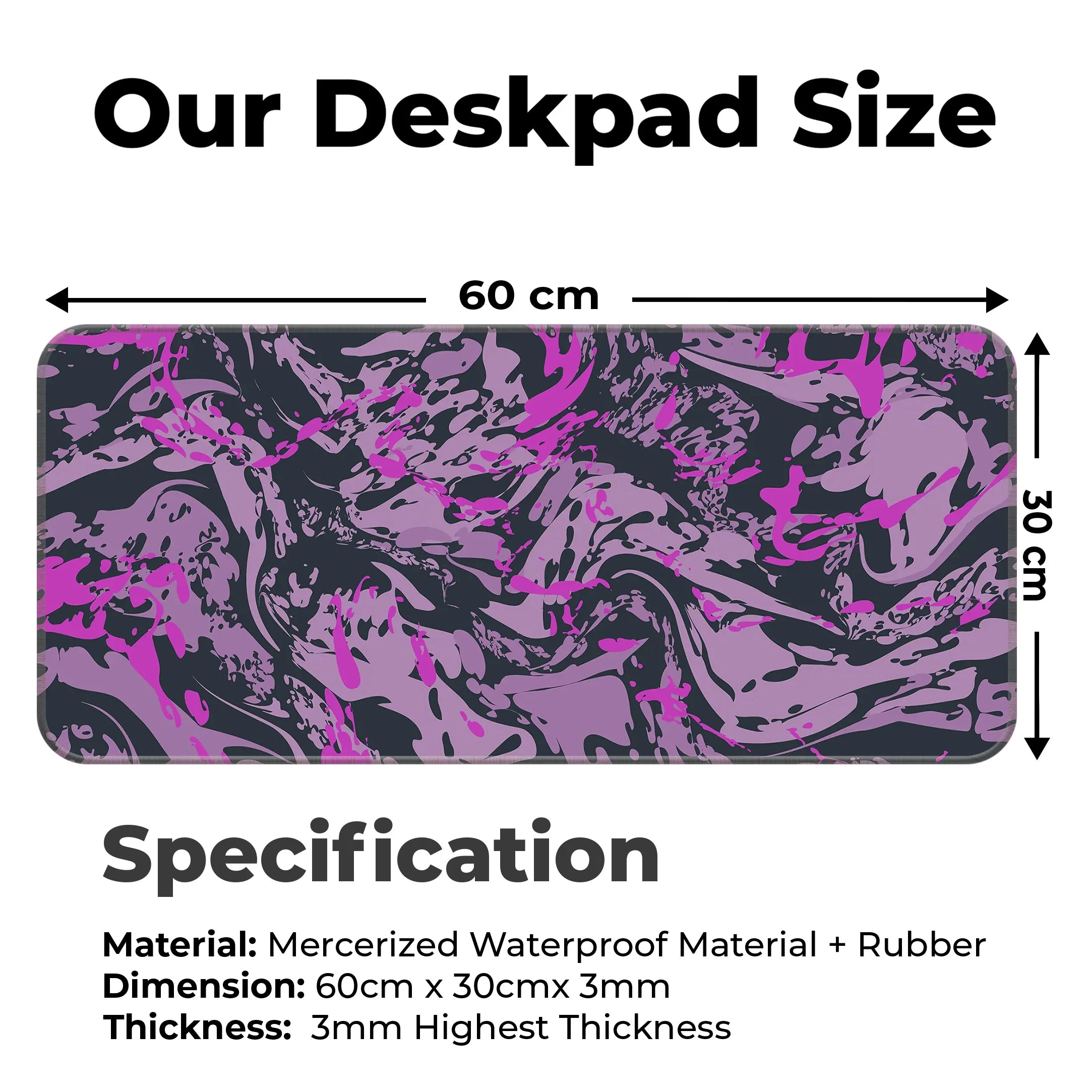 Swirl Pattern Deskmat