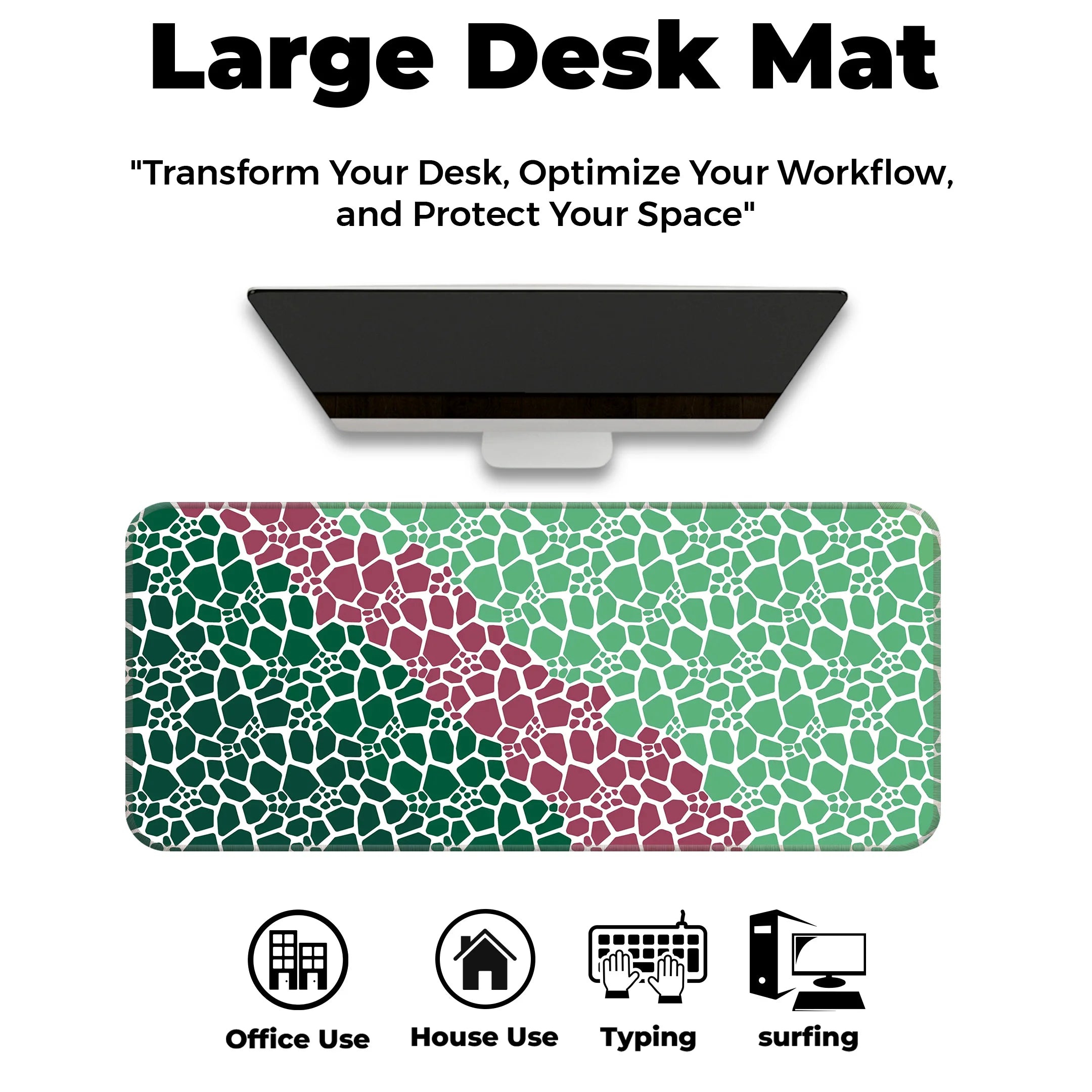 Rock pattern Deskmat