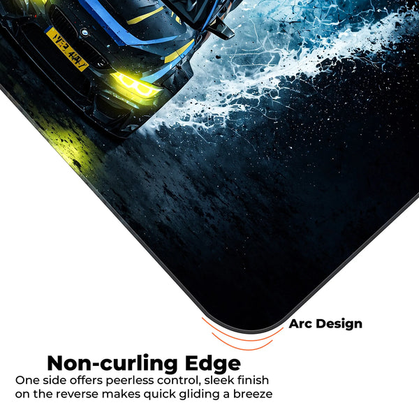 BMW M Motorsport Splash Effect Racing Deskmat