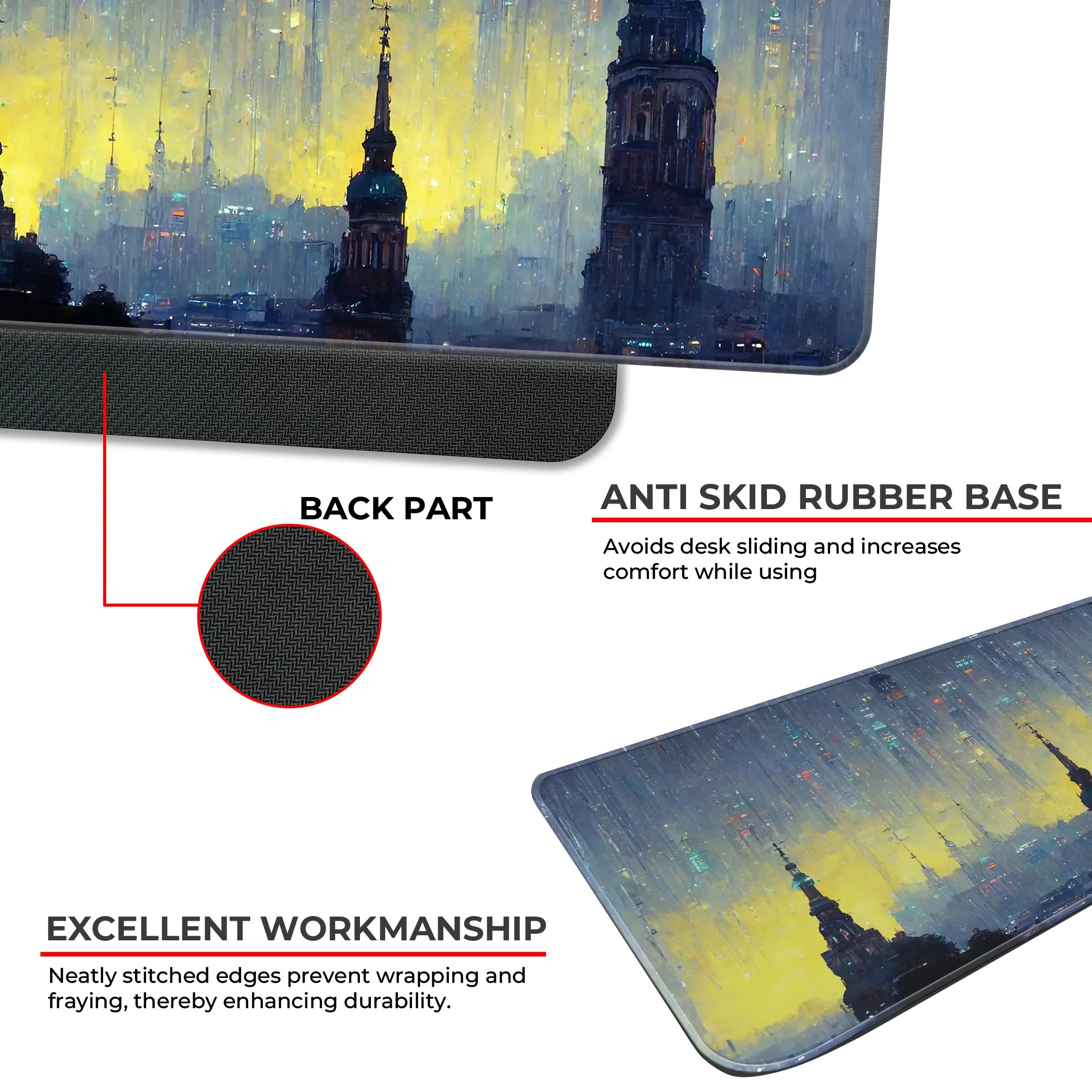 Night City Deskmat