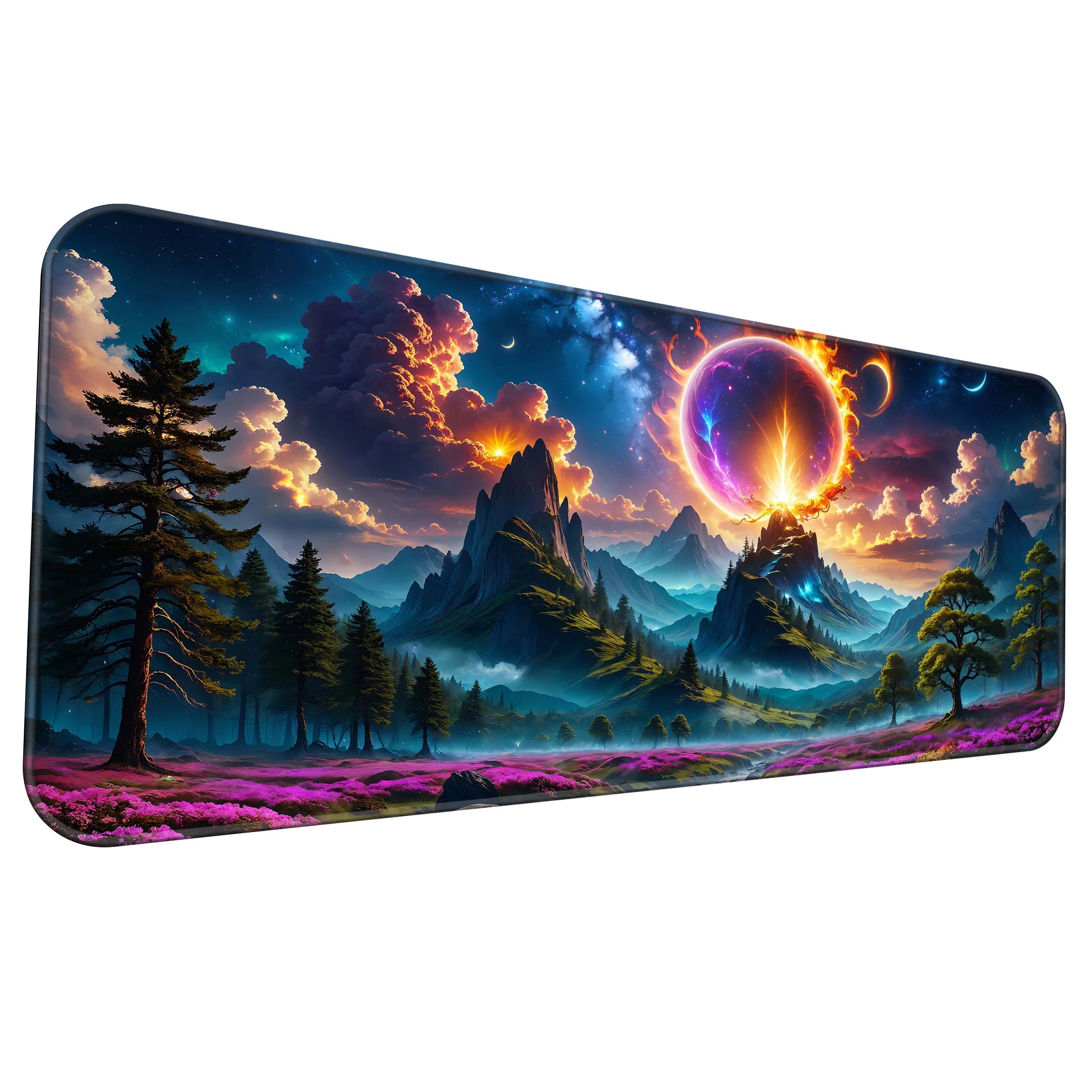 Cosmic Flames Fantasy Deskmat