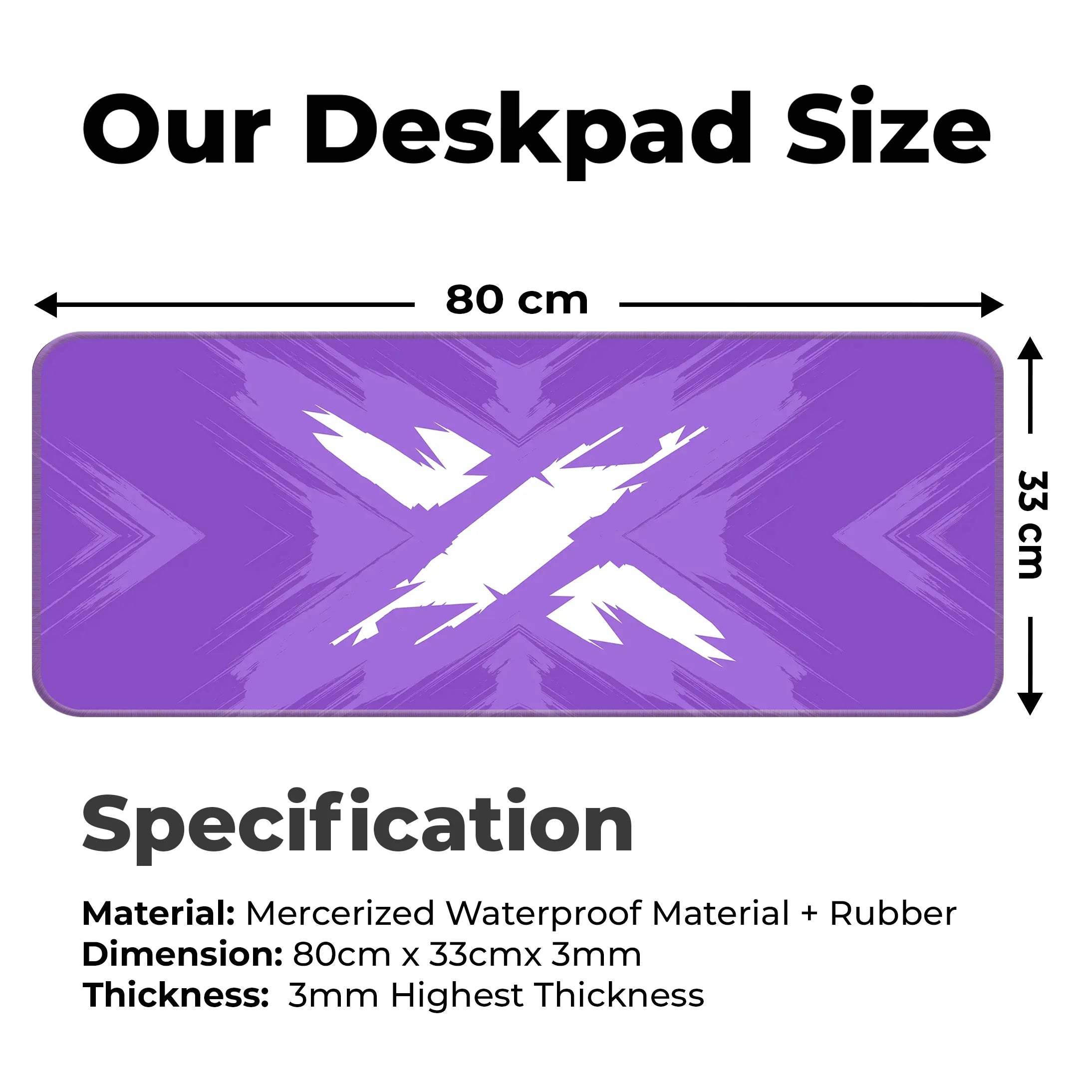 X Design Desk Mat