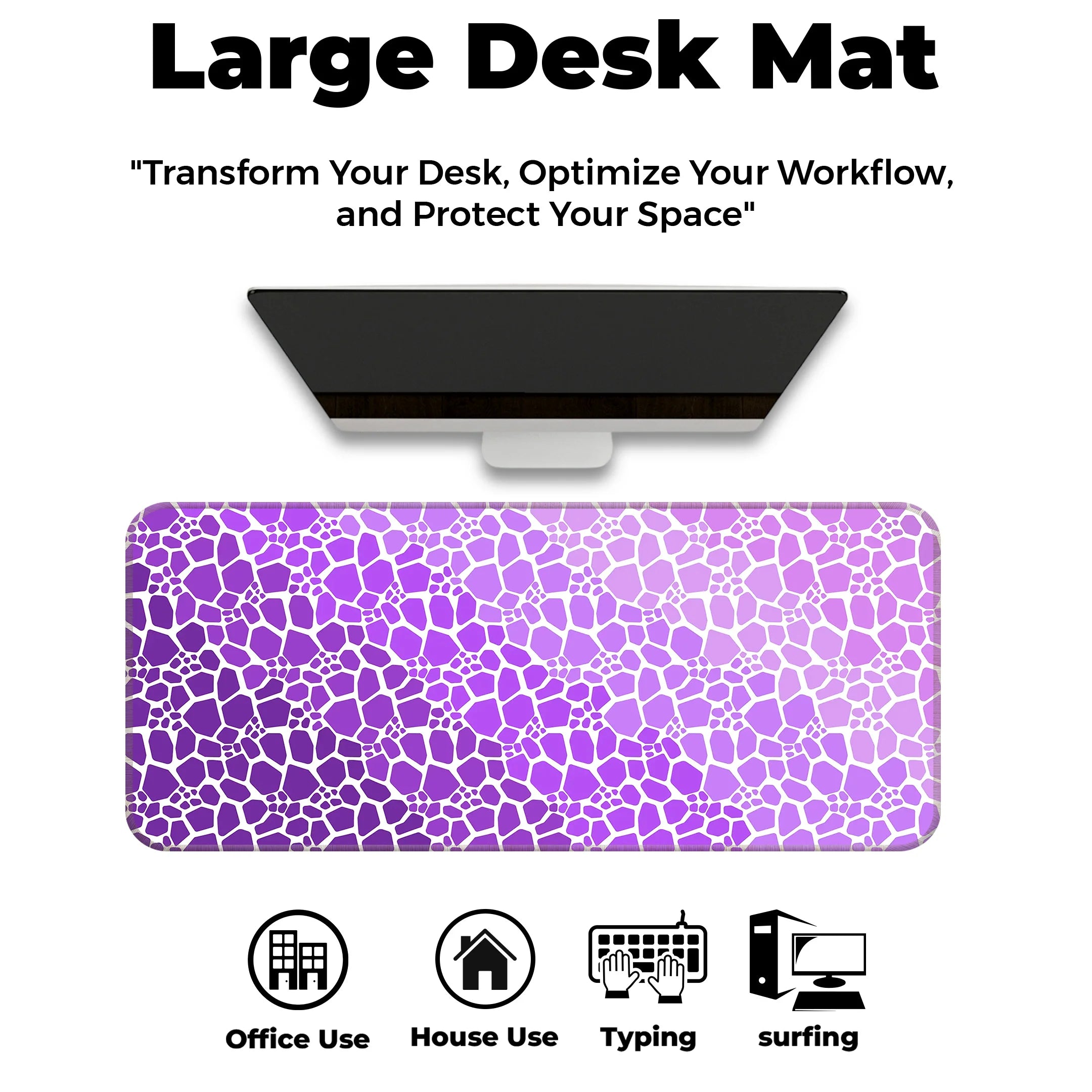 Rock pattern Deskmat