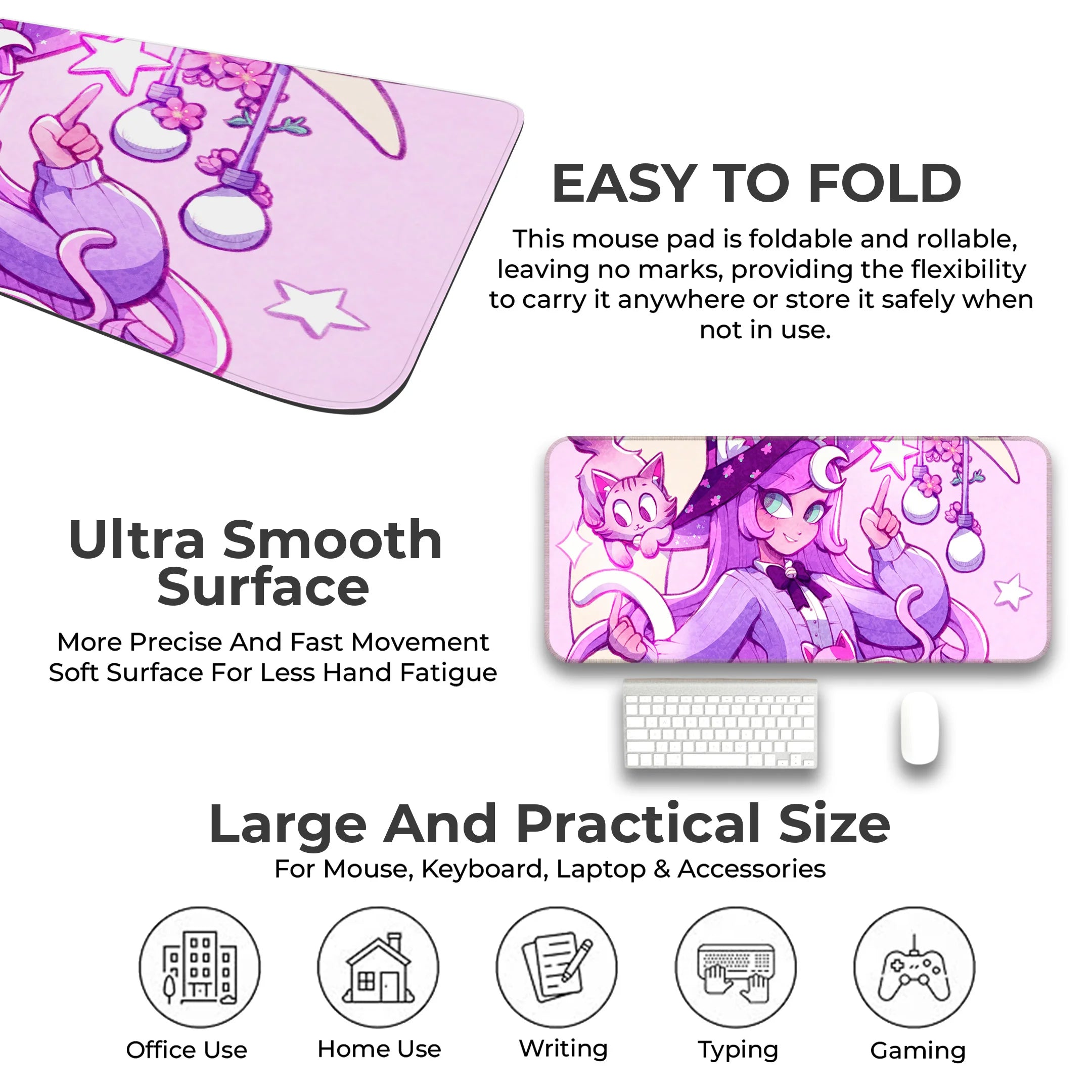 Kawai Fashion Girl Deskmat