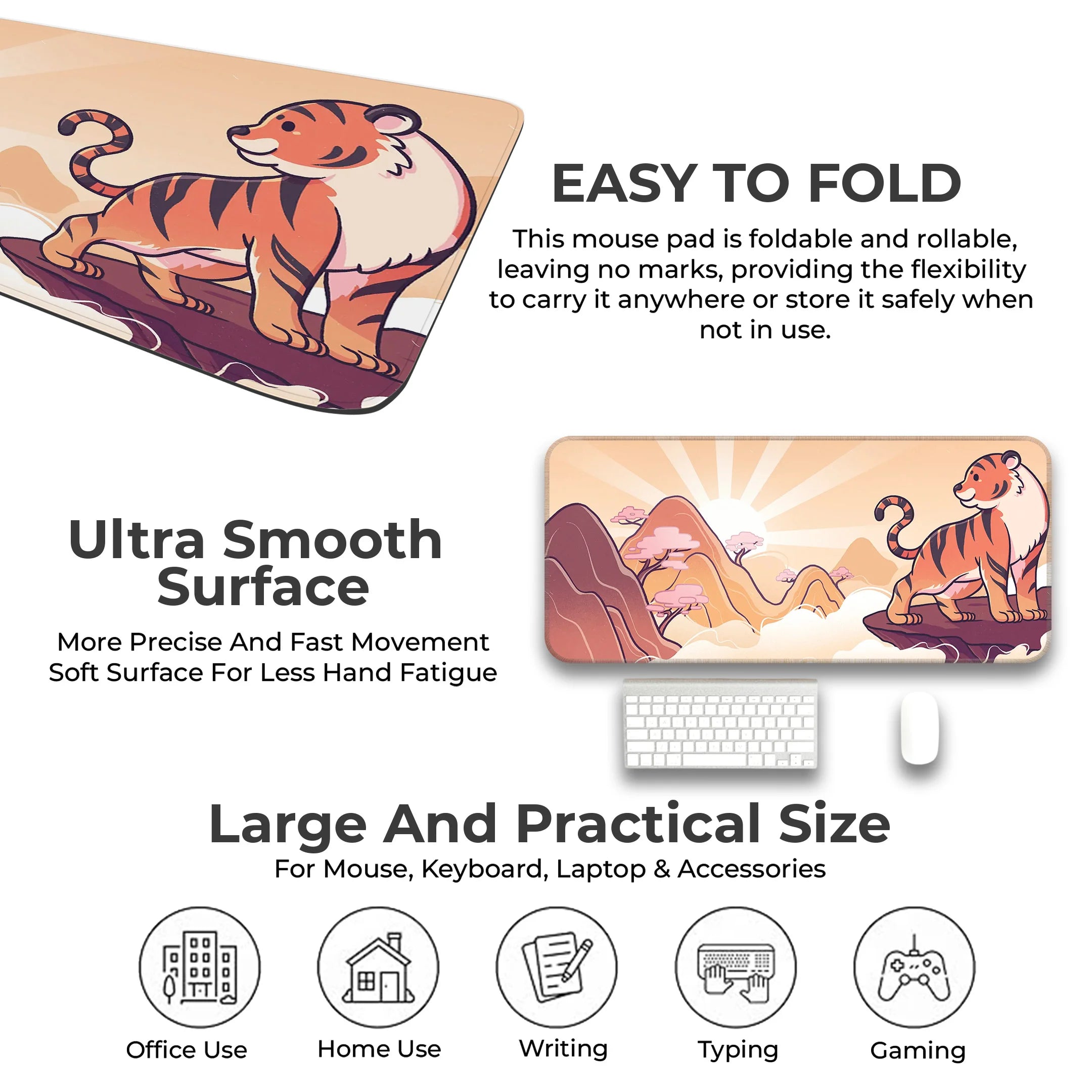 Tiger Sun Deskmat