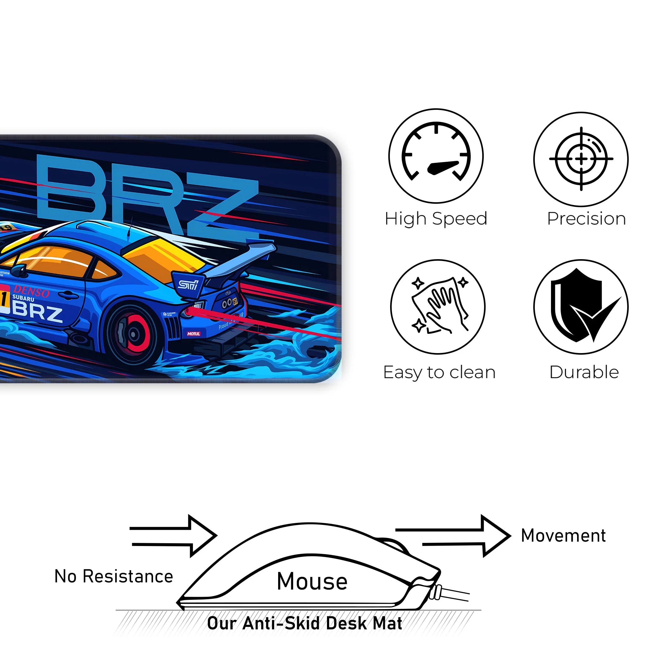 Subaru BRZ Deskmat