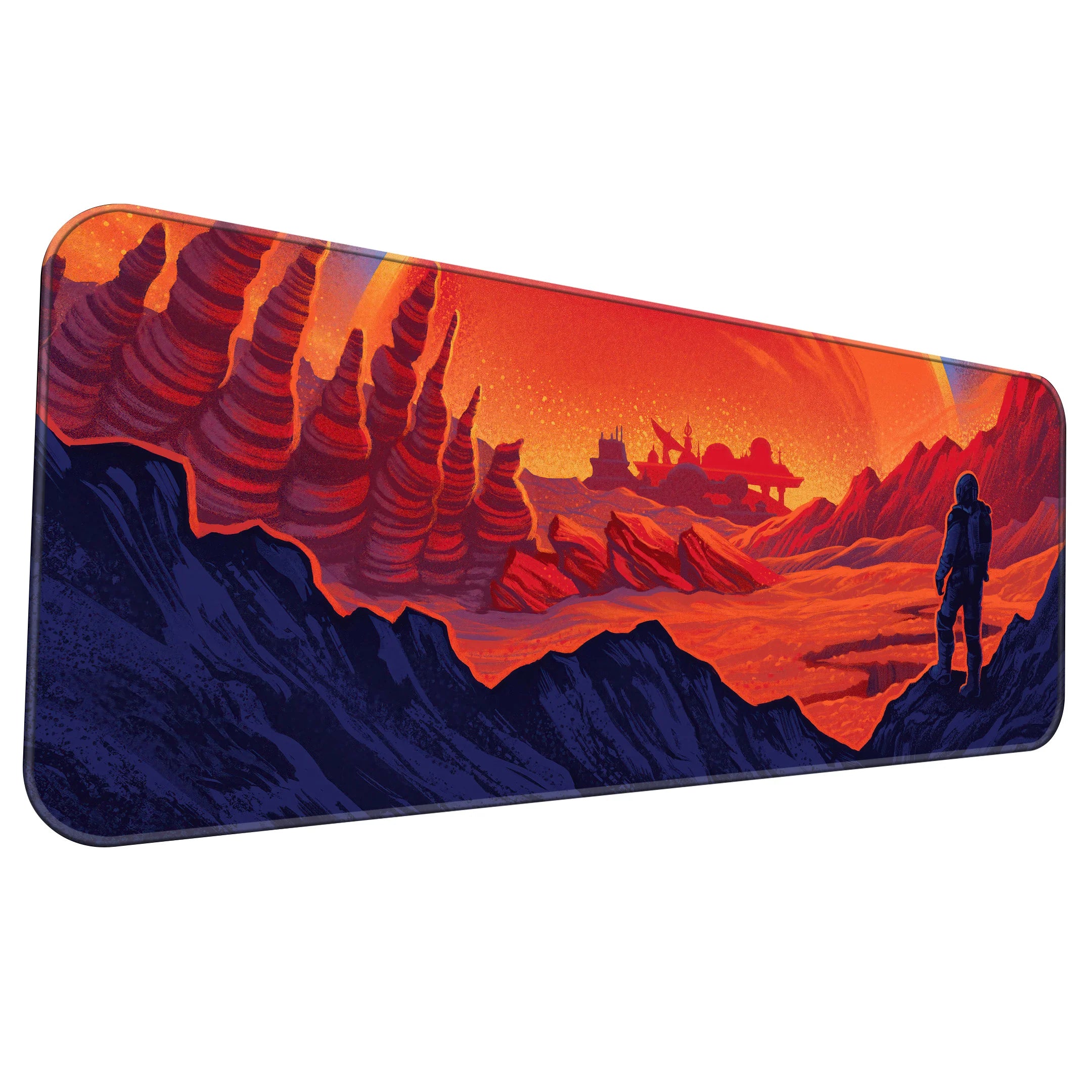 Space Explorer Mat – Sci-Fi Astronaut Cosmic Adventure Deskmat