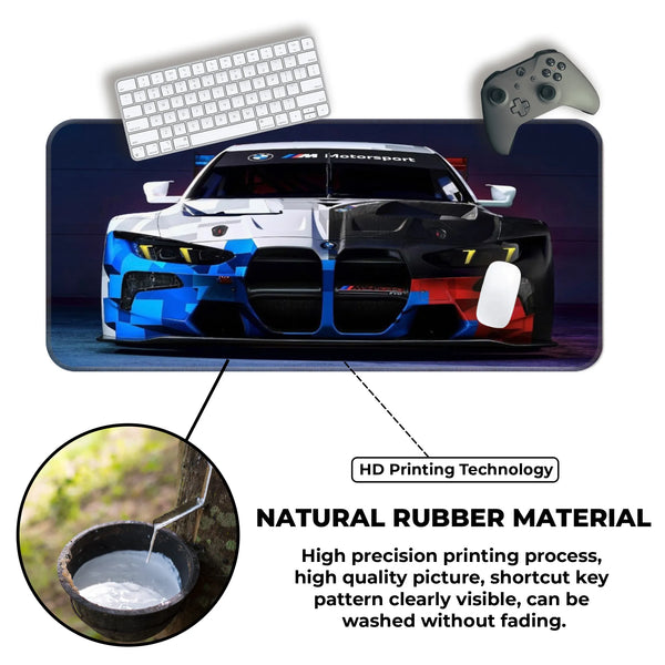 BMW M4 GT3 Motorsport Front View Deskmat