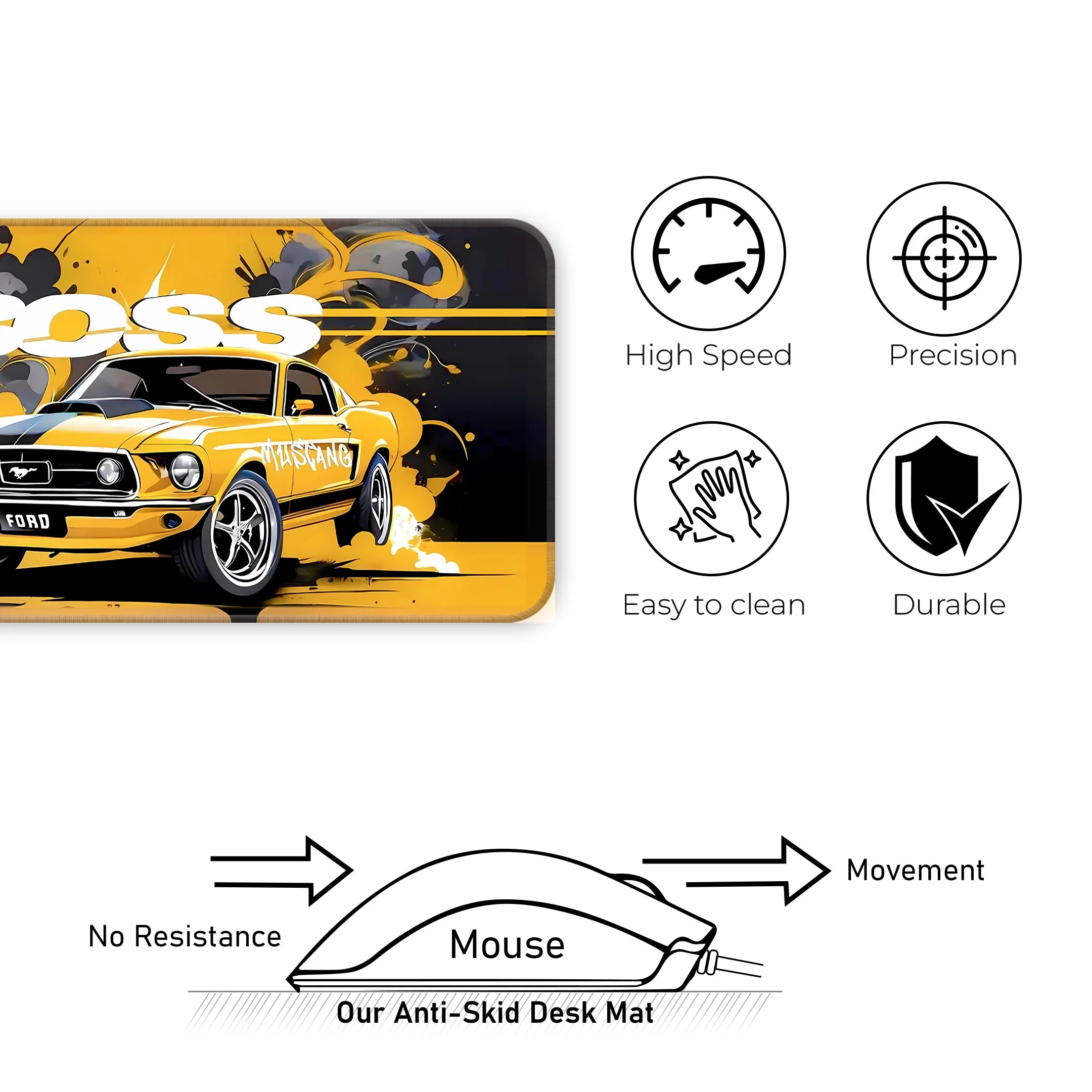 Ford Mustang Deskmat