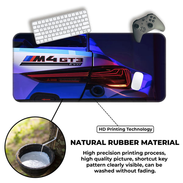 BMW M4 GT3 EVO Rear Light Detail Deskmat