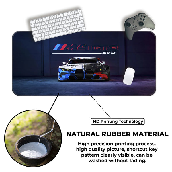 BMW M4 GT3 EVO Motorsport Racing Deskmat