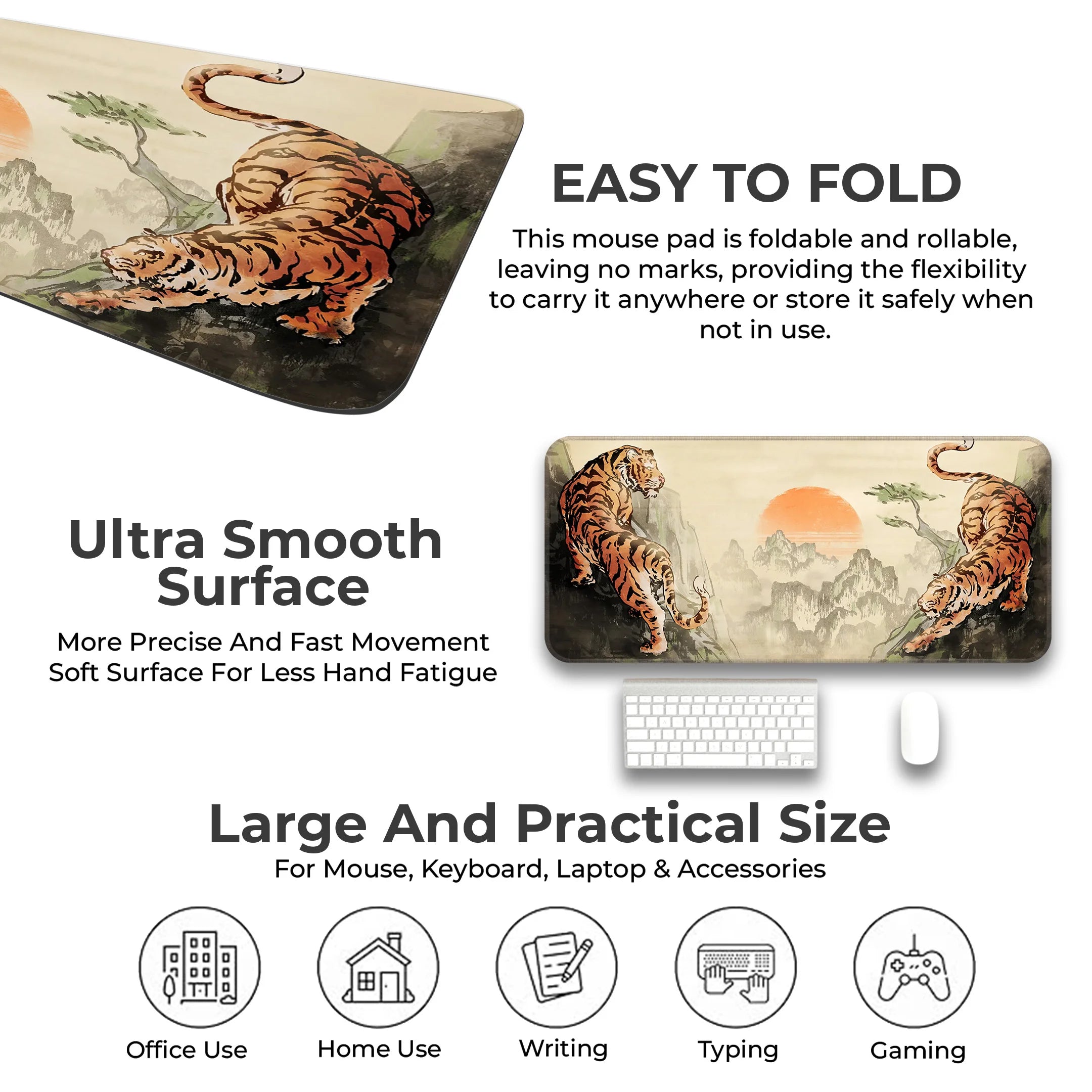 Tiger Sun Deskmat