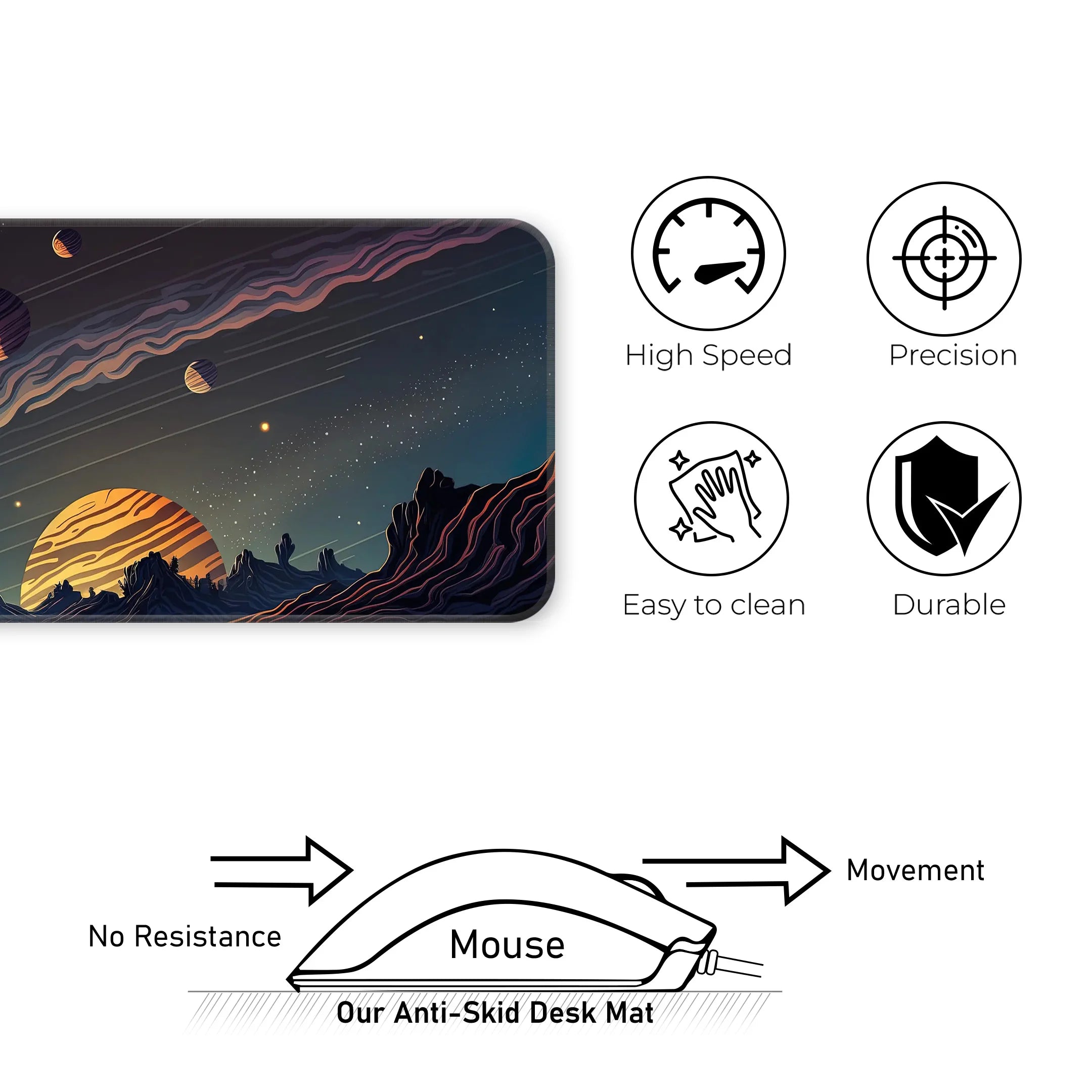 Dark Night Deskmat