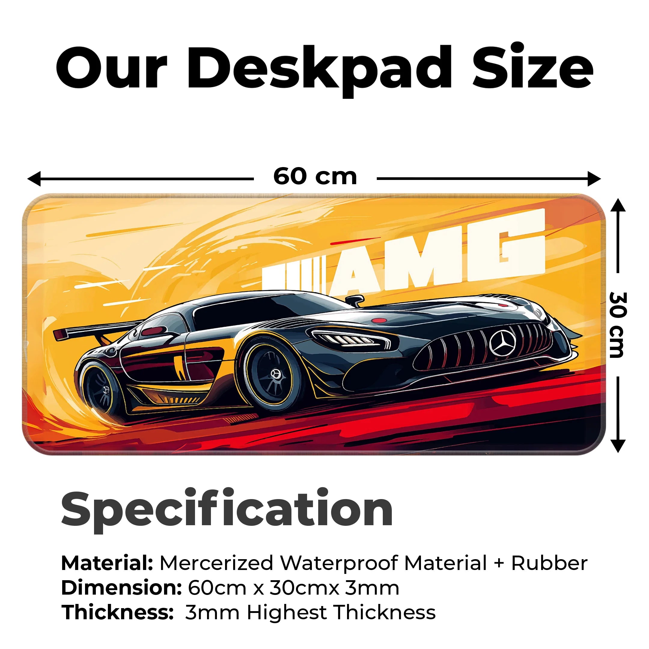 AMG Sports Car DeskMat