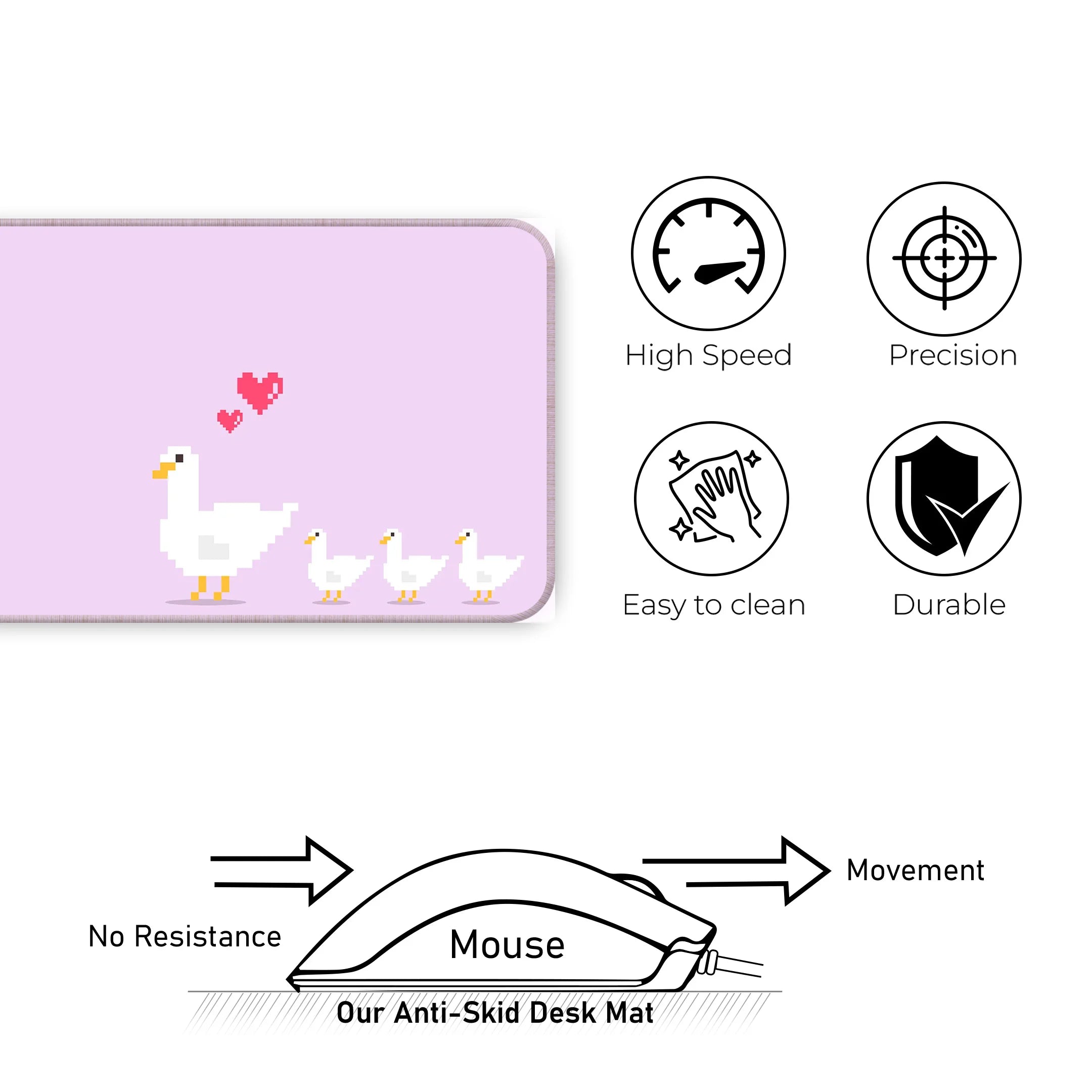 Cute Ducklings Deskmat