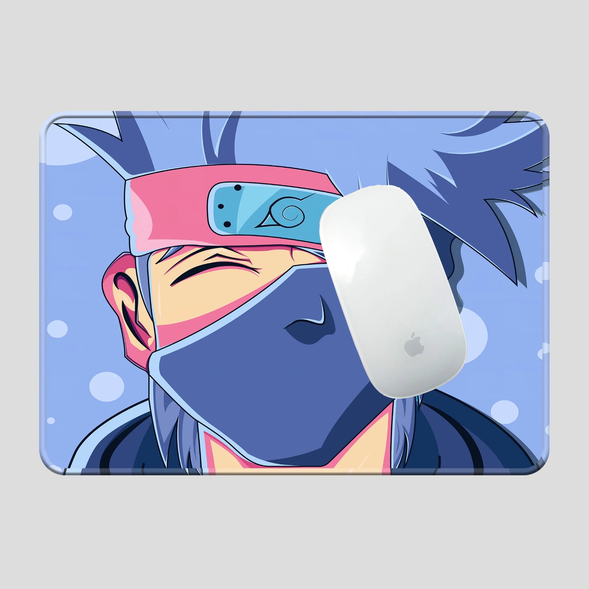 Kakashi Hatake Sharingan Smile – Naruto Gaming Mousepad