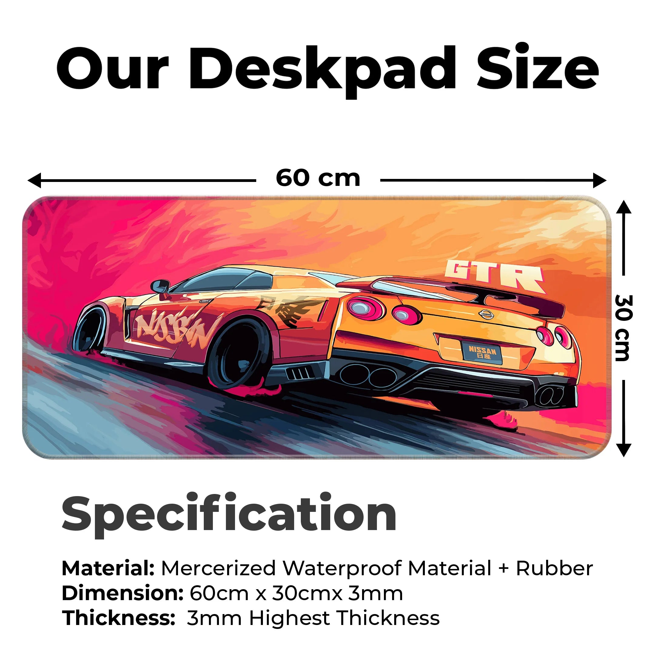 Nissan GT-R Deskmat