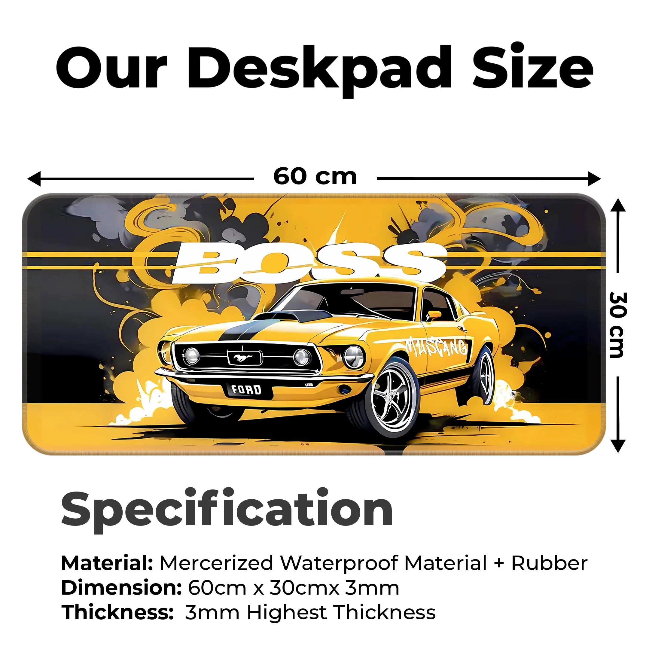 Ford Mustang Deskmat