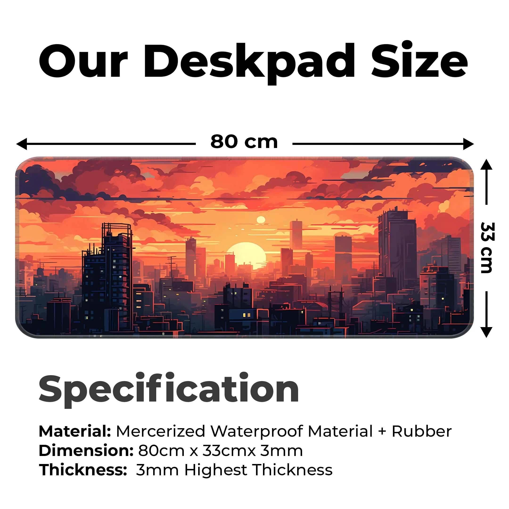 Night City Deskmat