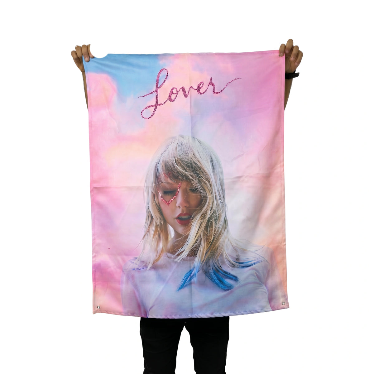 Taylor Swift Lover Tapestry | Pastel Pink & Blue Wall Decor