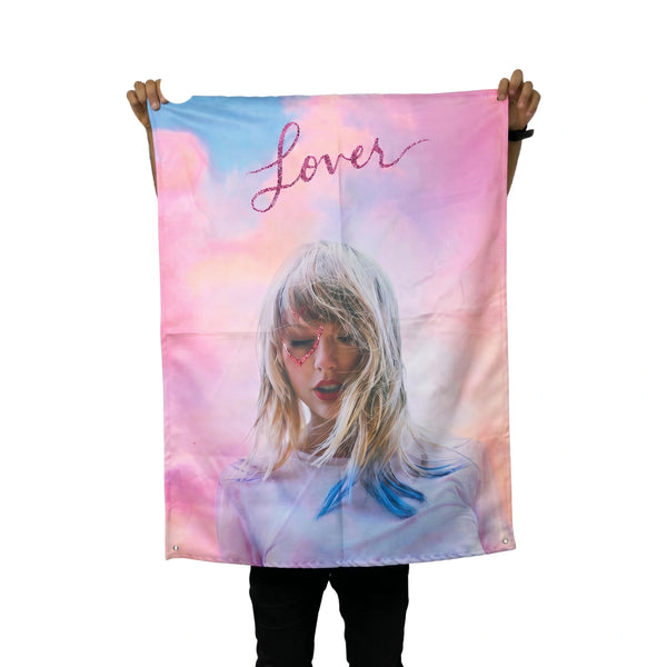 Taylor Swift Lover Tapestry | Pastel Pink & Blue Wall Decor