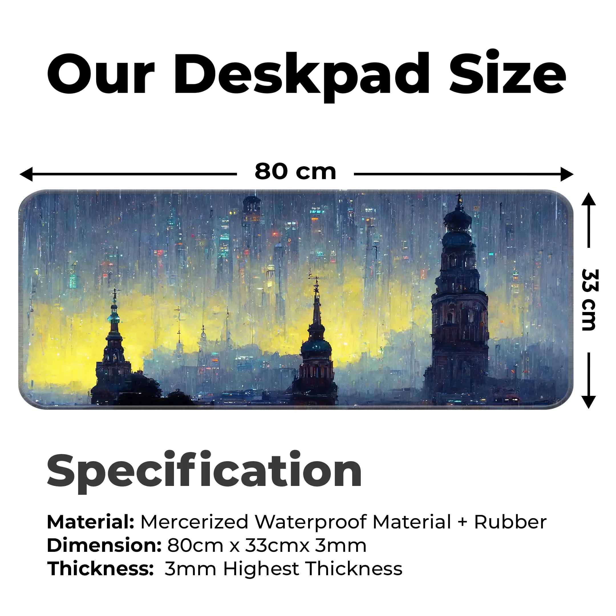 Night City Deskmat