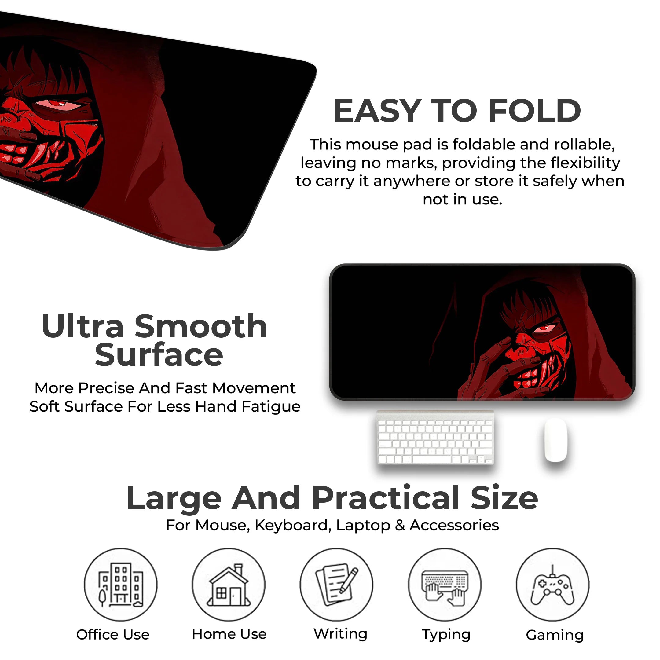 Demon Mask Warrior Deskmat