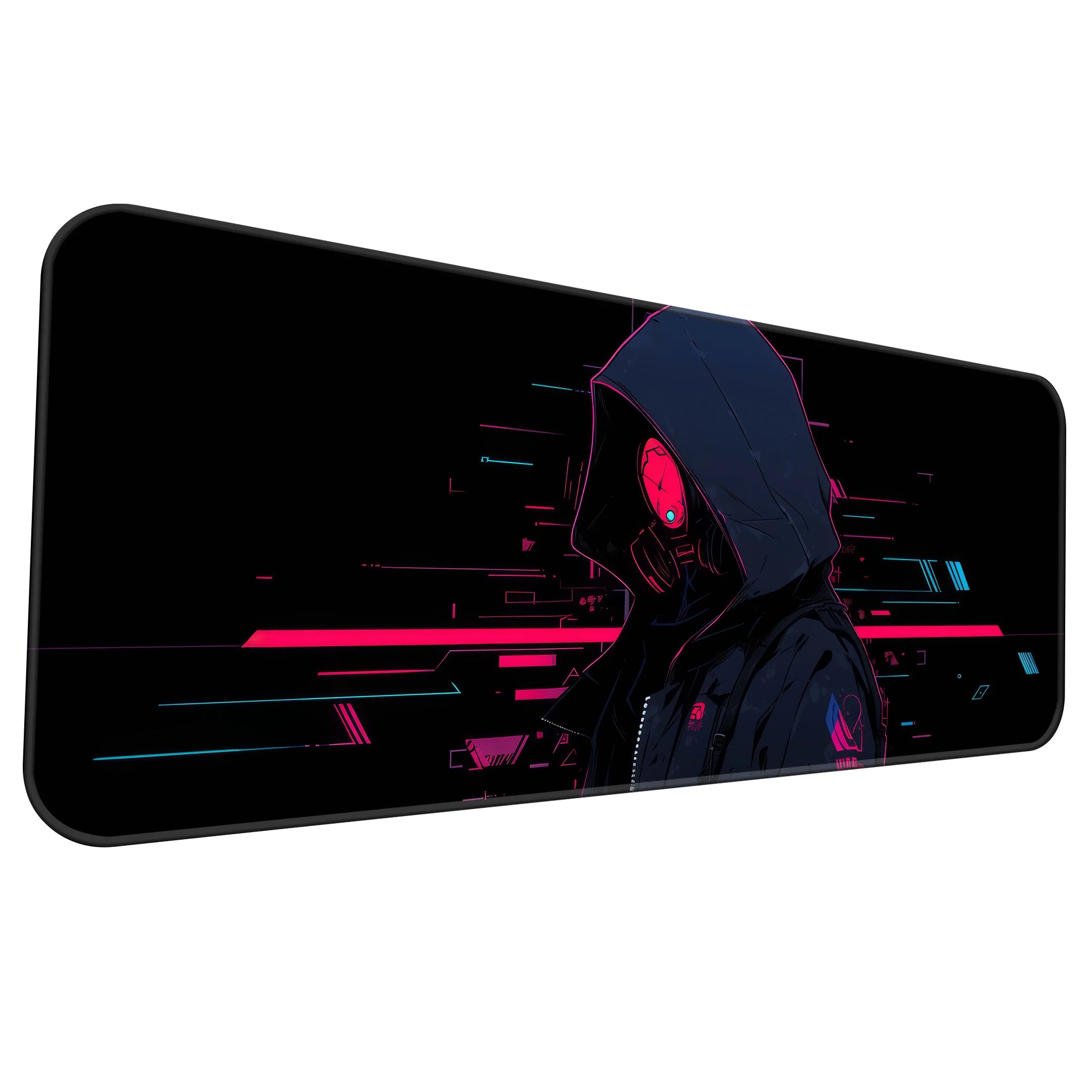 Cyberpunk Hooded Assassin Deskmat