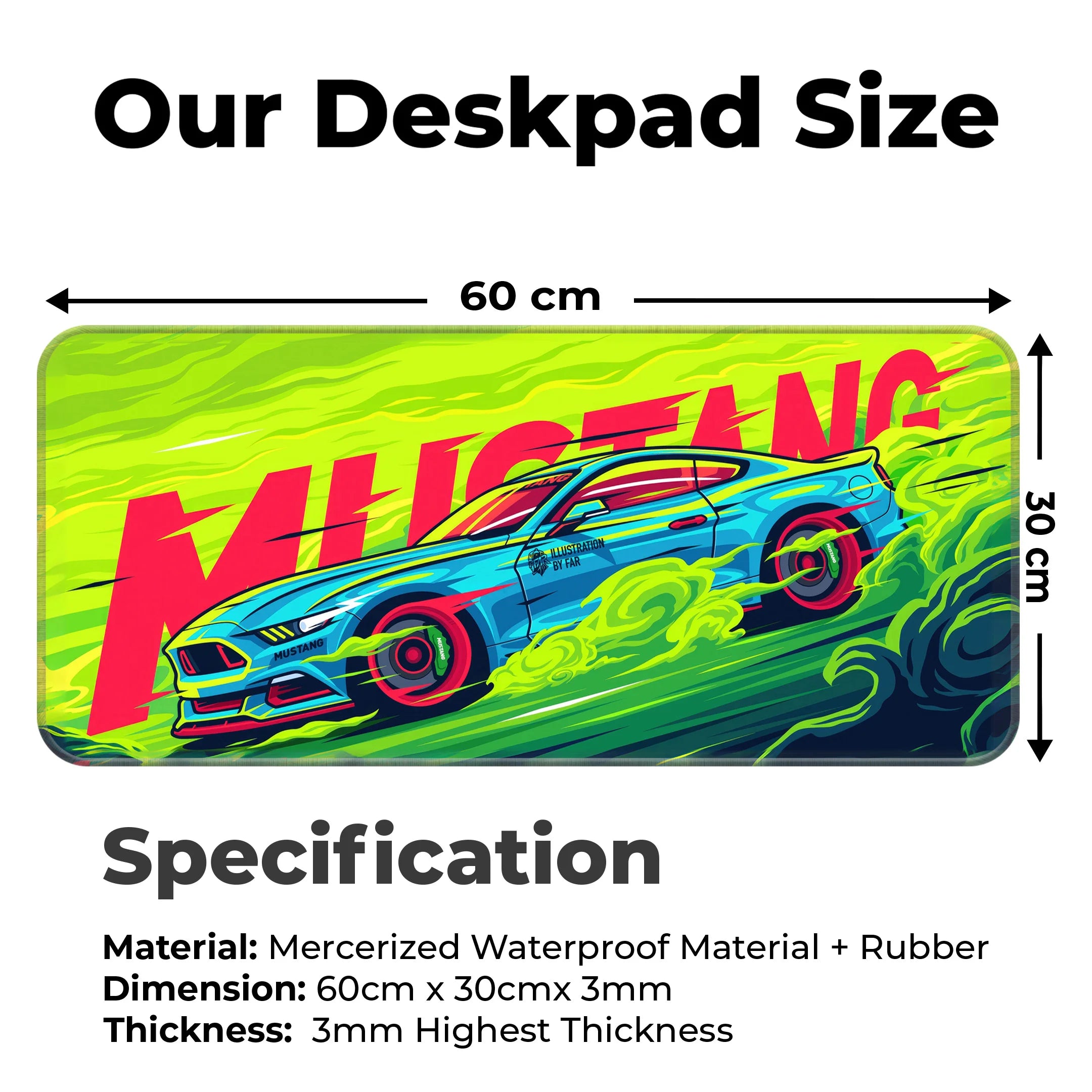 Mustang Deskmat