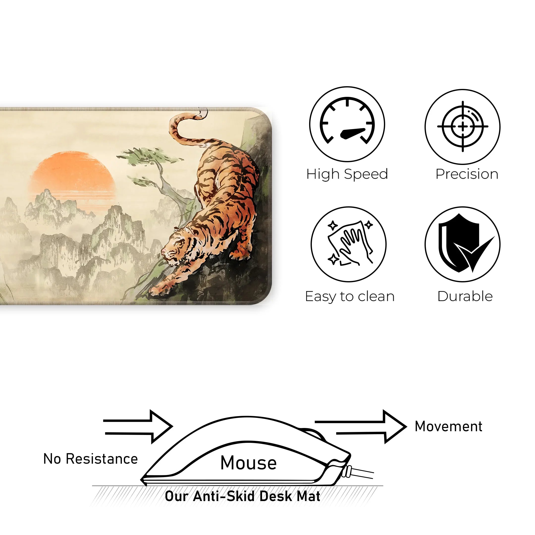 Tiger Sun Deskmat