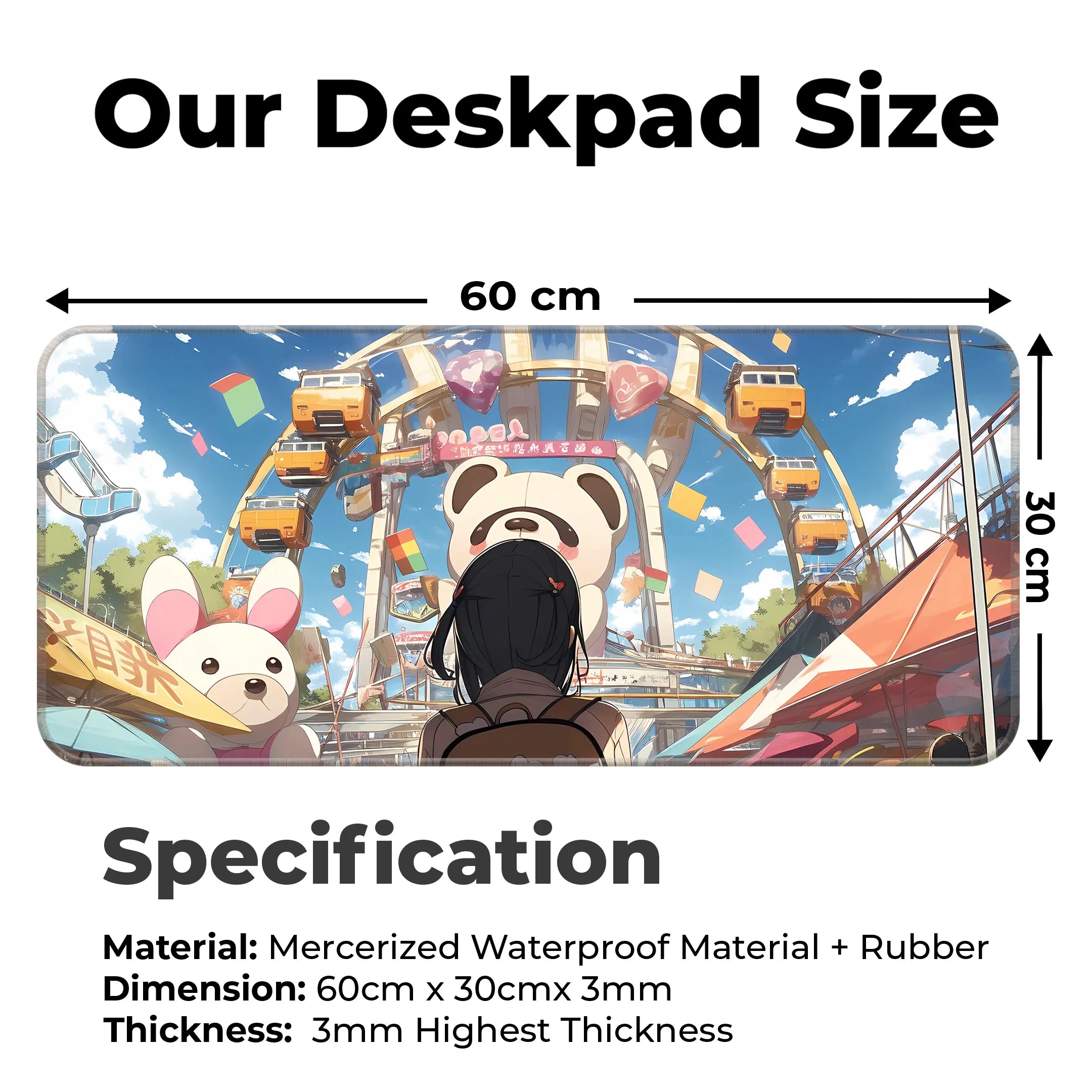 Kawai Amusement Girl Deskmat