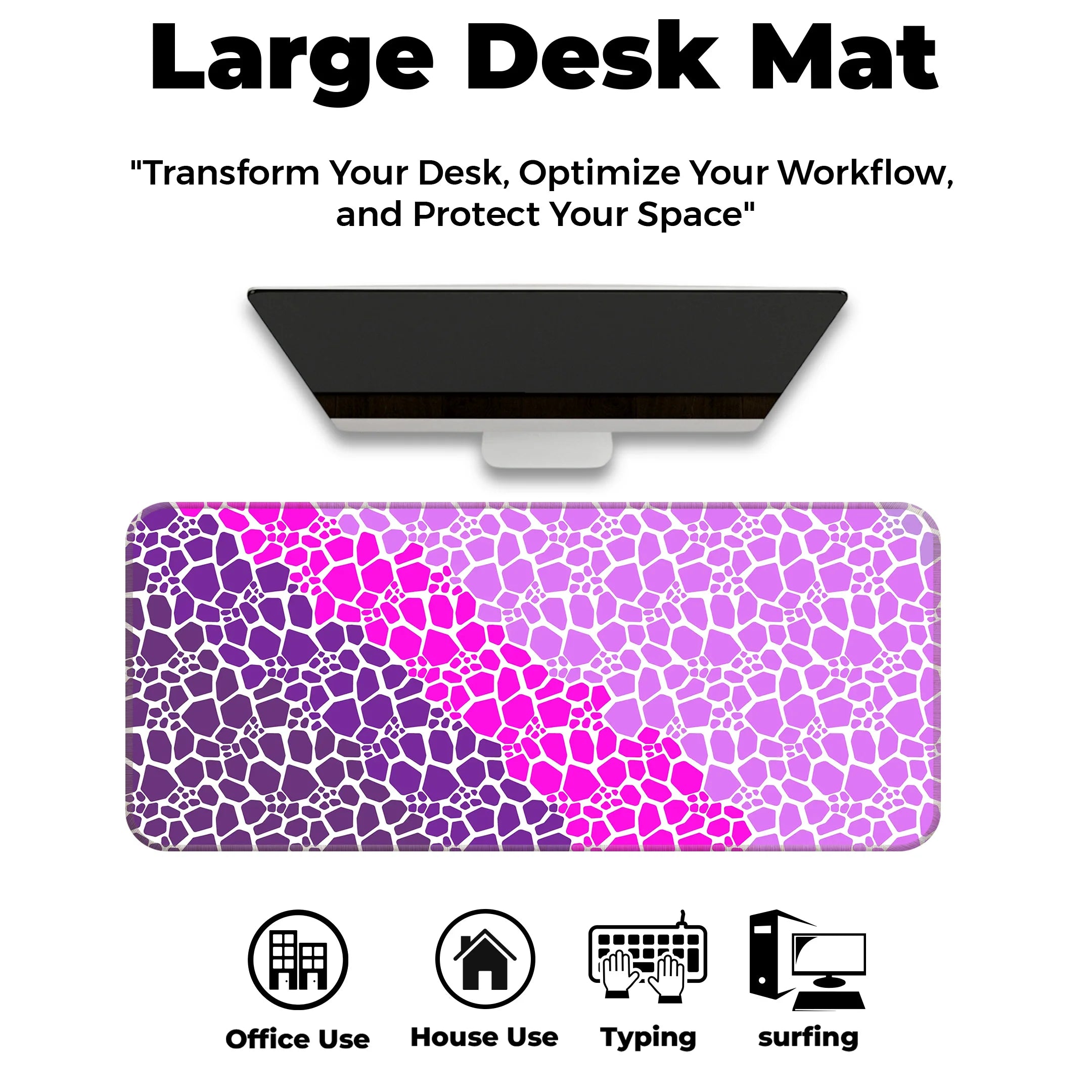 Marble Design Desk Mat