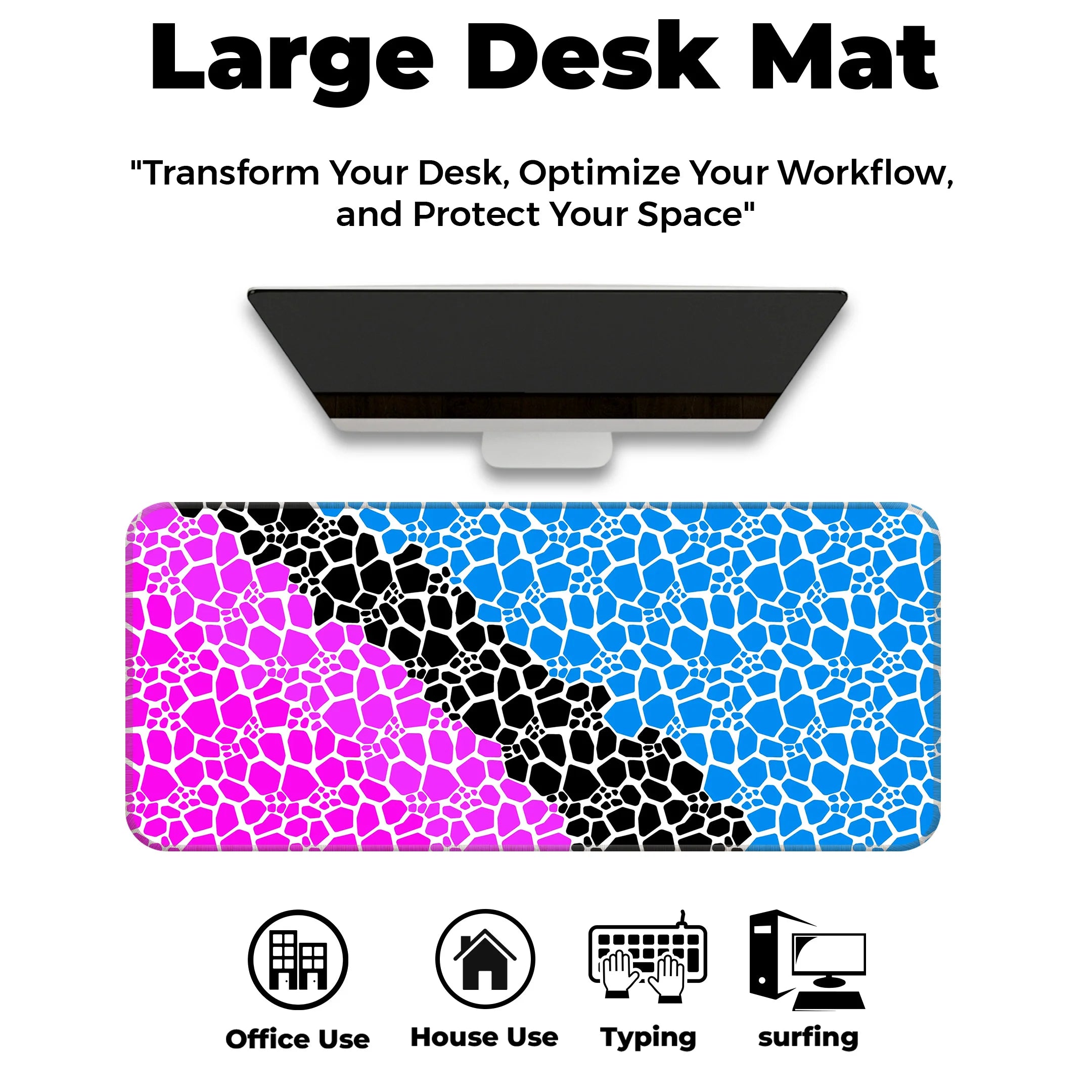 Marble Design Desk Mat