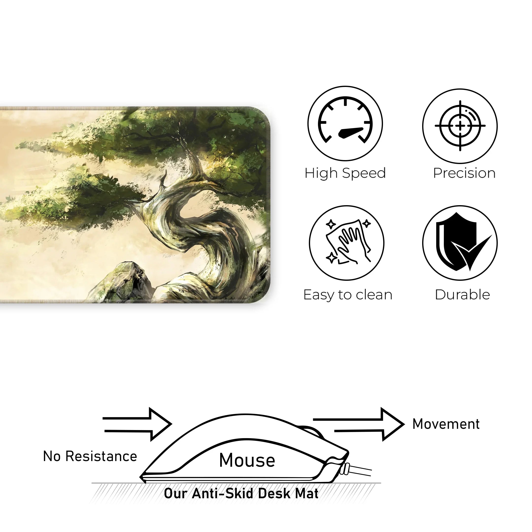 Bending Tree Deskmat