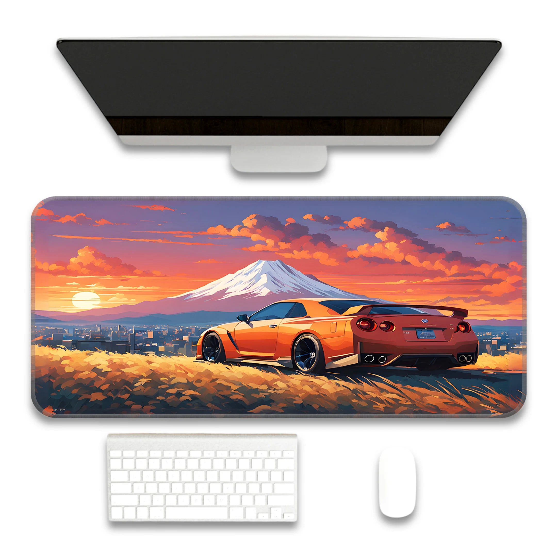 Nissan GTR Sunset Desk Mat