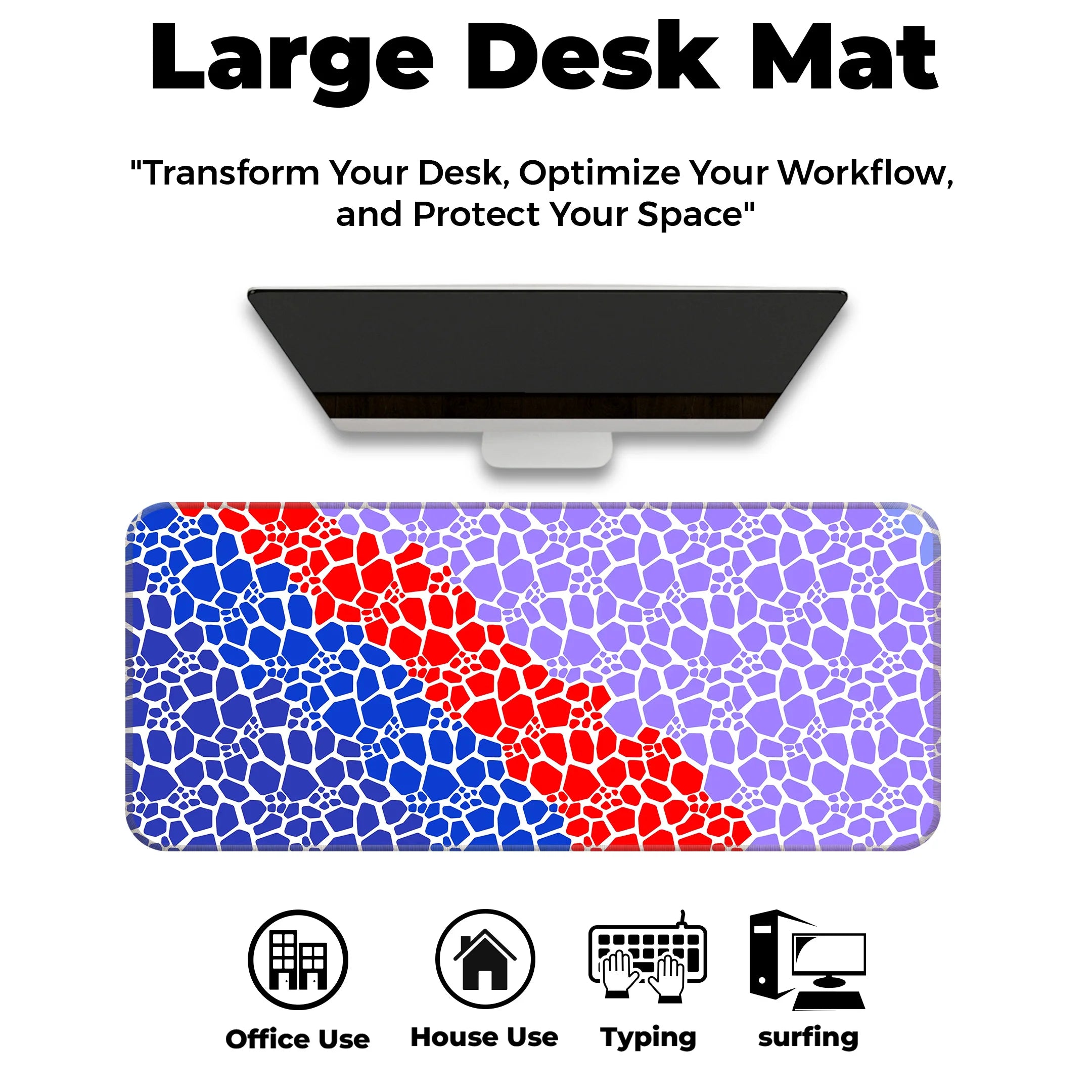 Marble Design Desk Mat