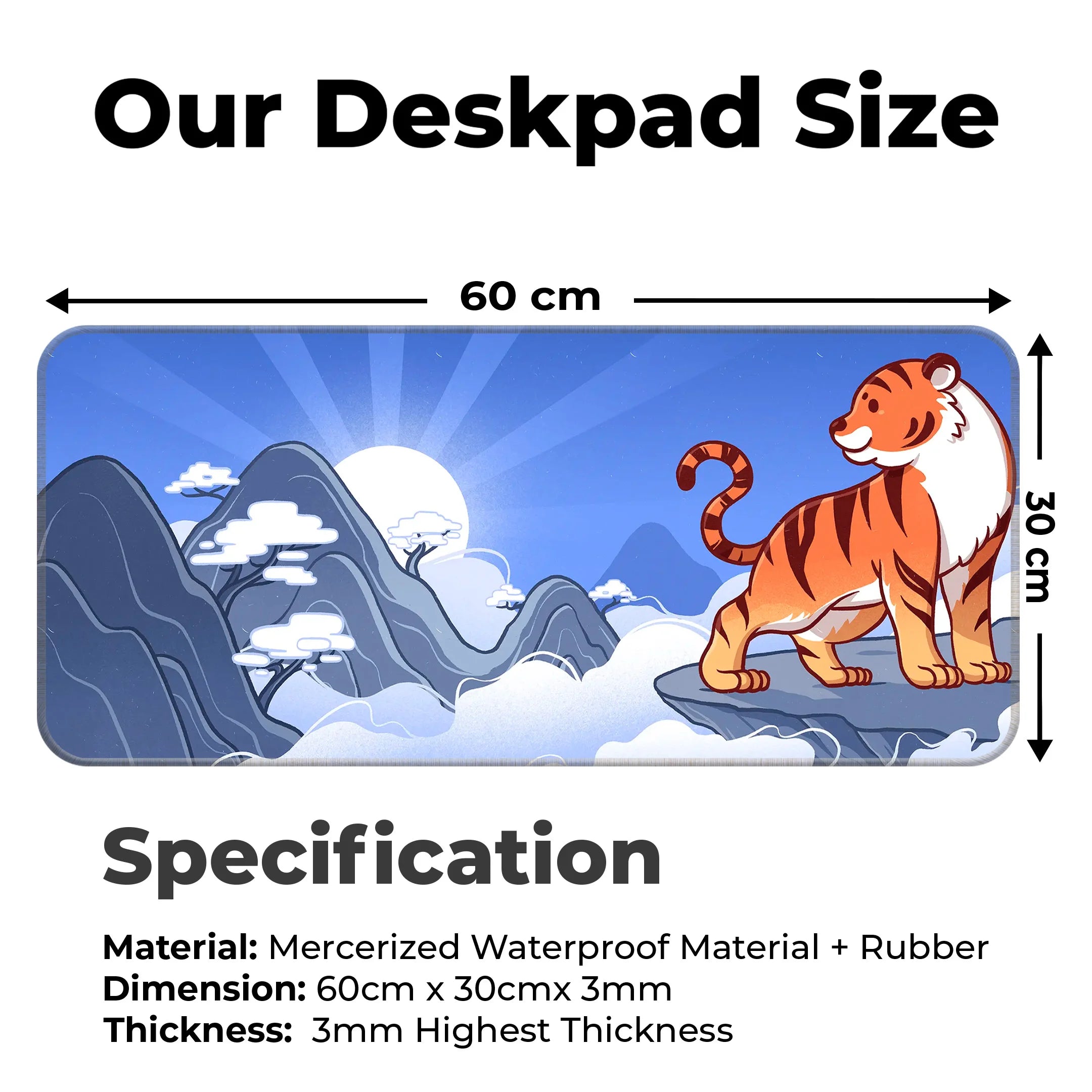 Tiger Sun Deskmat