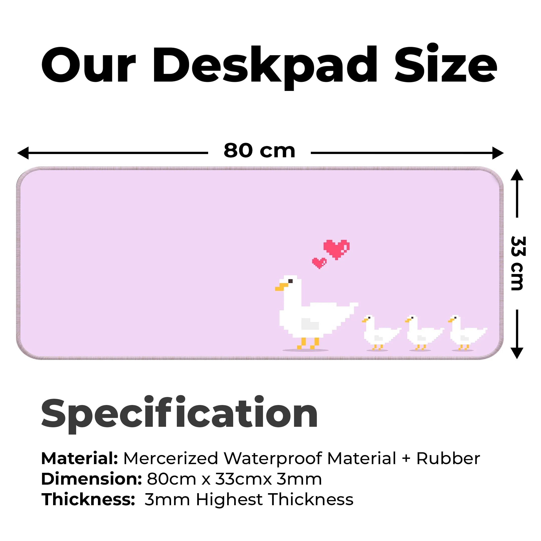 Cute Ducklings Deskmat