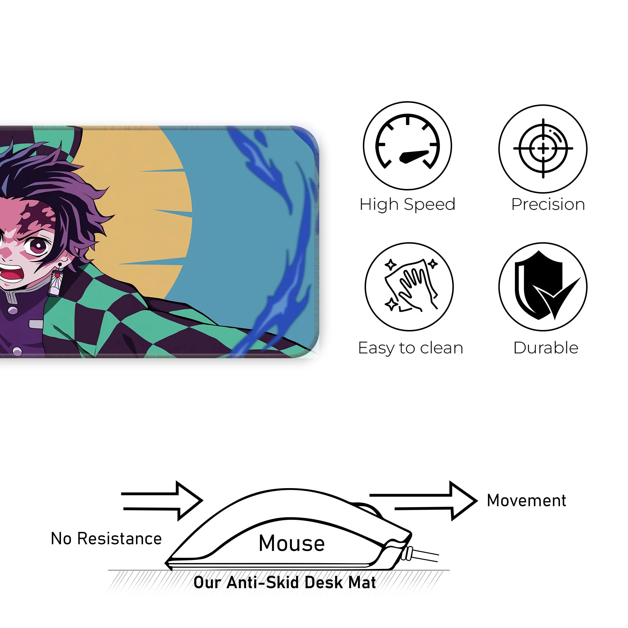 Tanjiro Kamado - Demon Slayer Deskmat