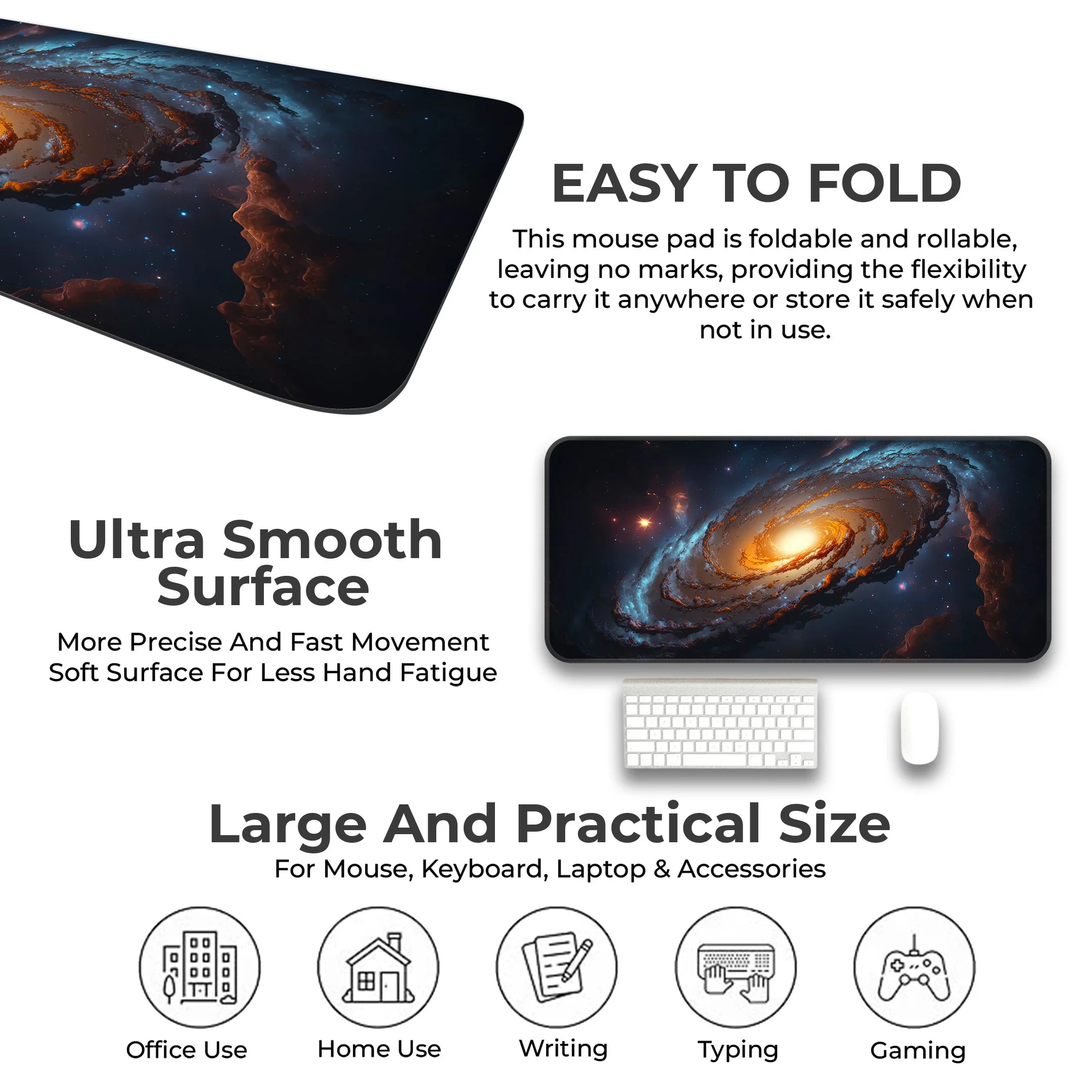 Spiral Galaxy Deskmat