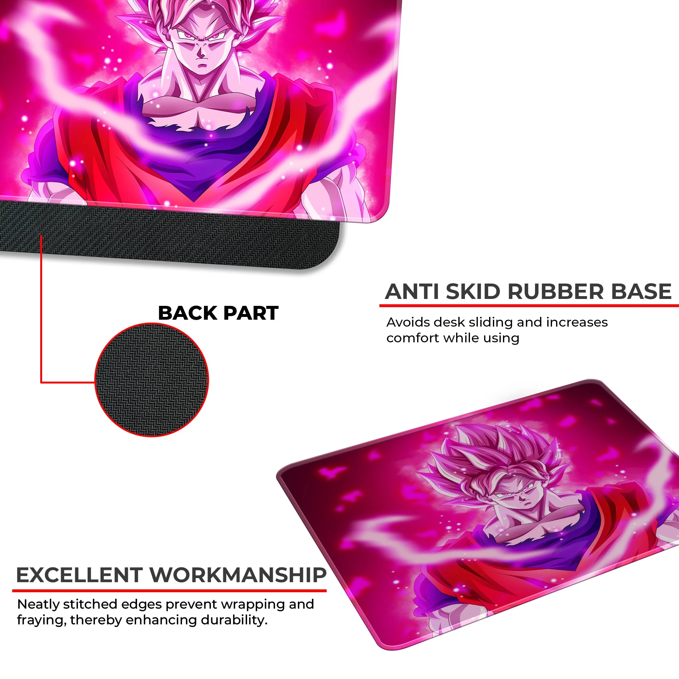 Goku Super Saiyan Blue Kaio-Ken – Dragon Ball Super Gaming Mousepad