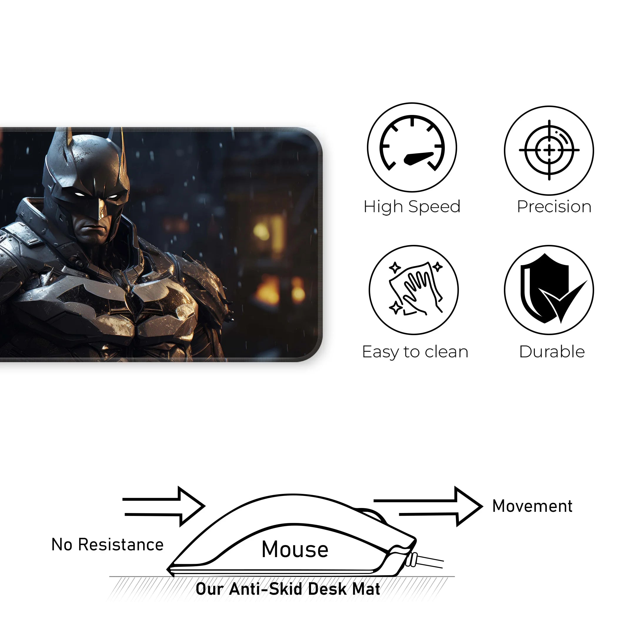 Batman Dark Knight Tactical Deskmat