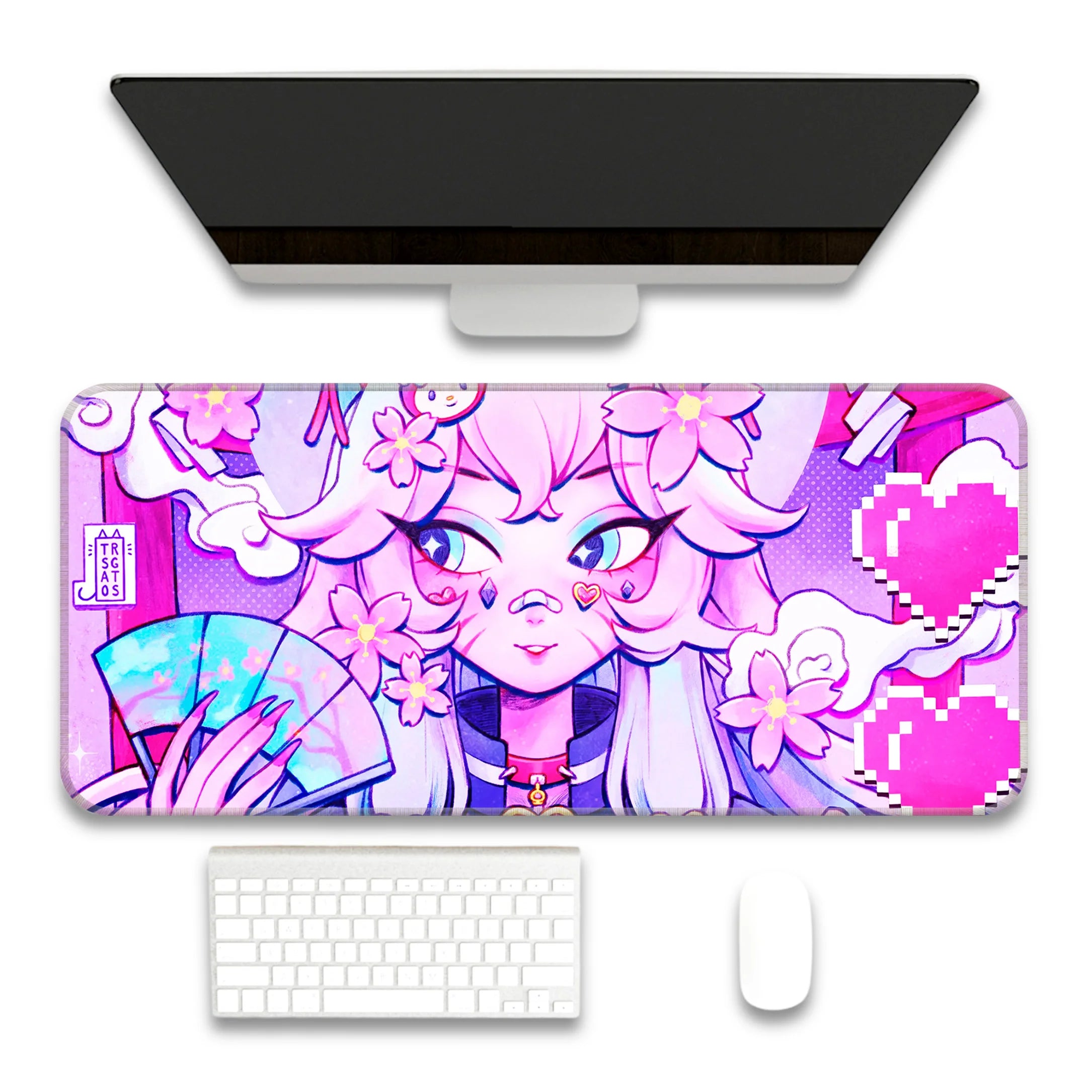 Kawai Fashion Girl Deskmat