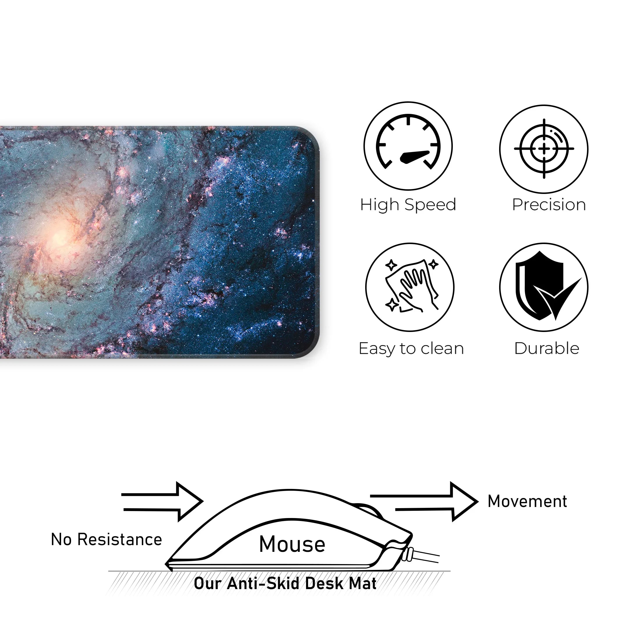 Spiral Galaxy Deskmat