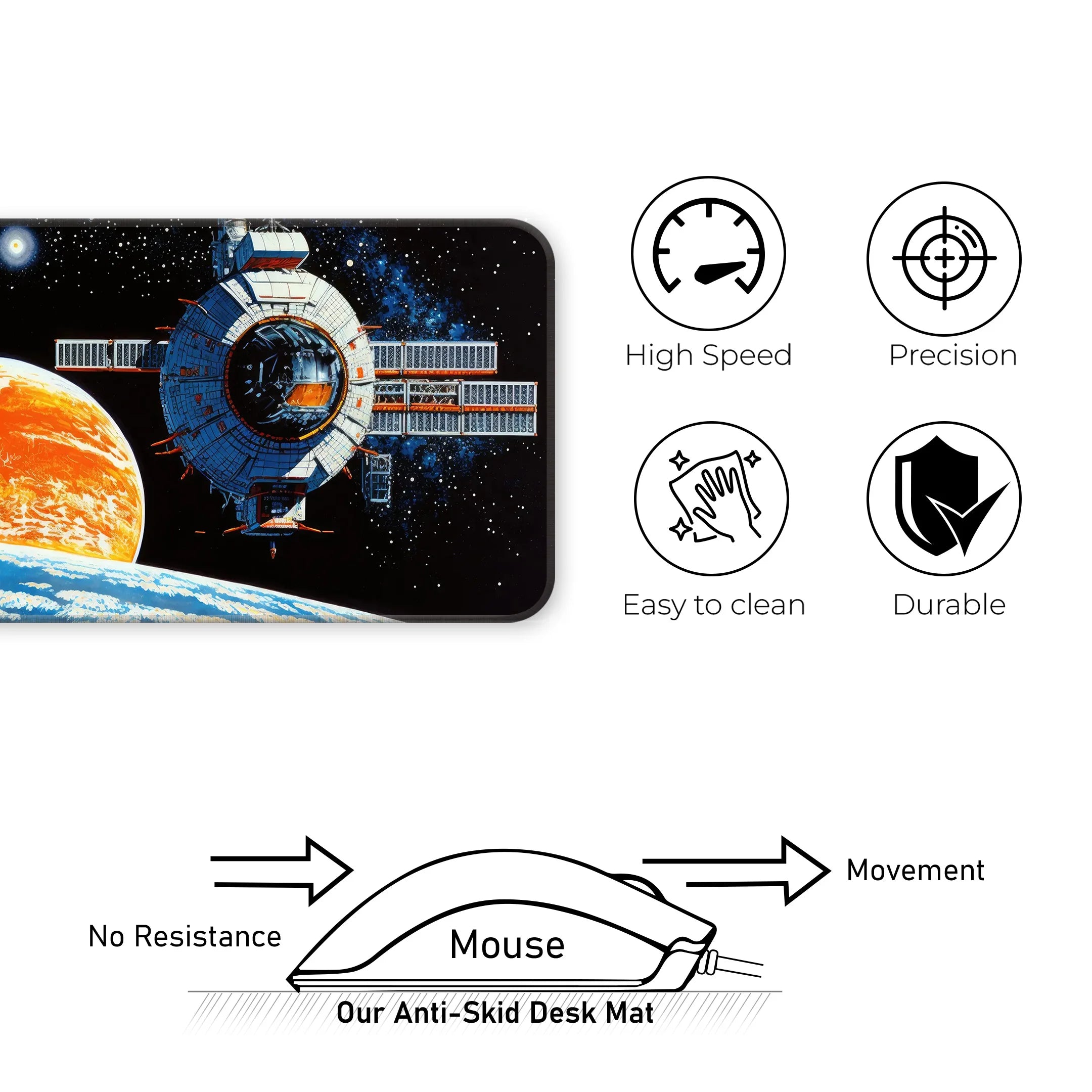 Spaceship Deskmat